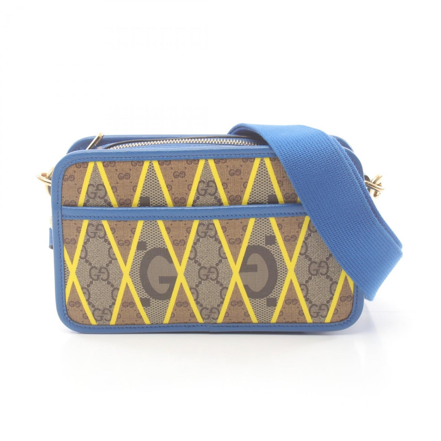 Luxury Gucci Trending 2025 GG Rhombus Shoulder Bag PVC Leather
