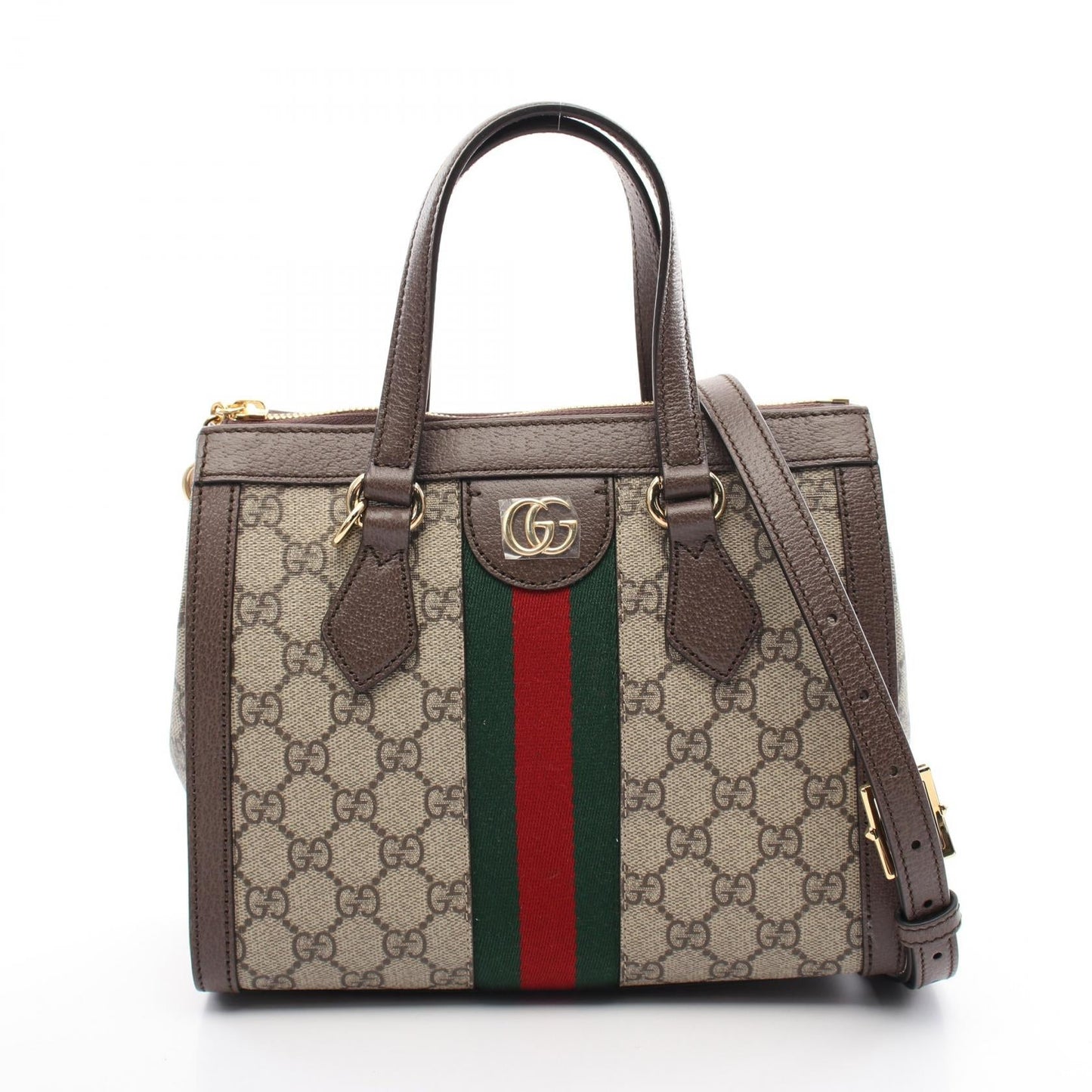 Luxury Gucci Trending 2025 Ophidia GG Small Tote Bag PVC Canvas Leather