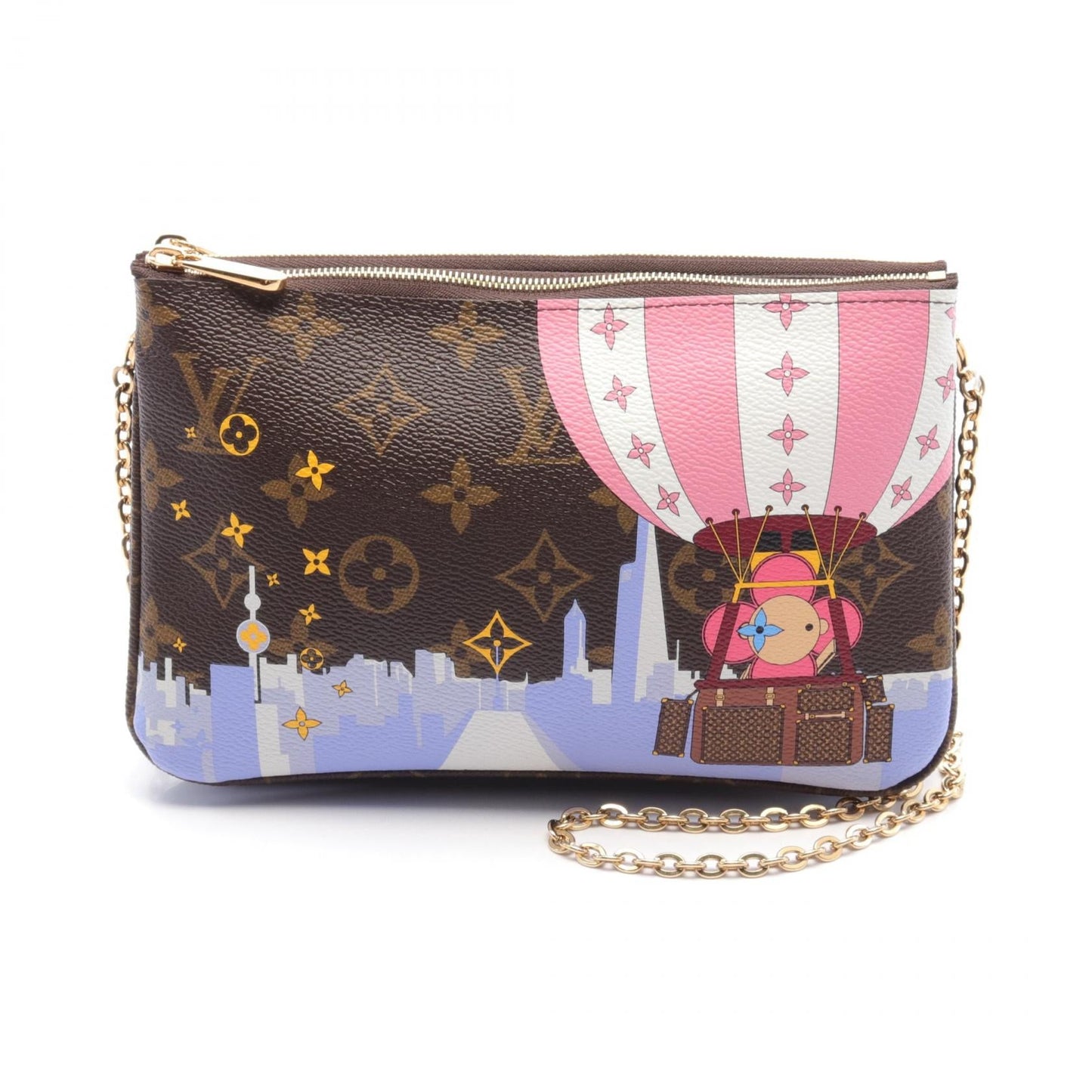 Louis Vuitton Pochette Double Zip Shoulder Bag