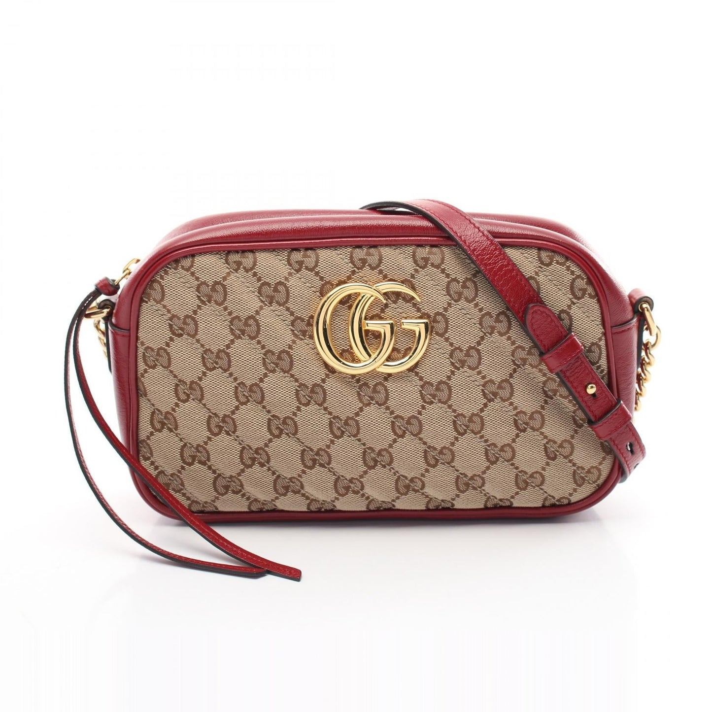Luxury Gucci Trending 2025 GG Marmont Canvas Leather Shoulder Bag