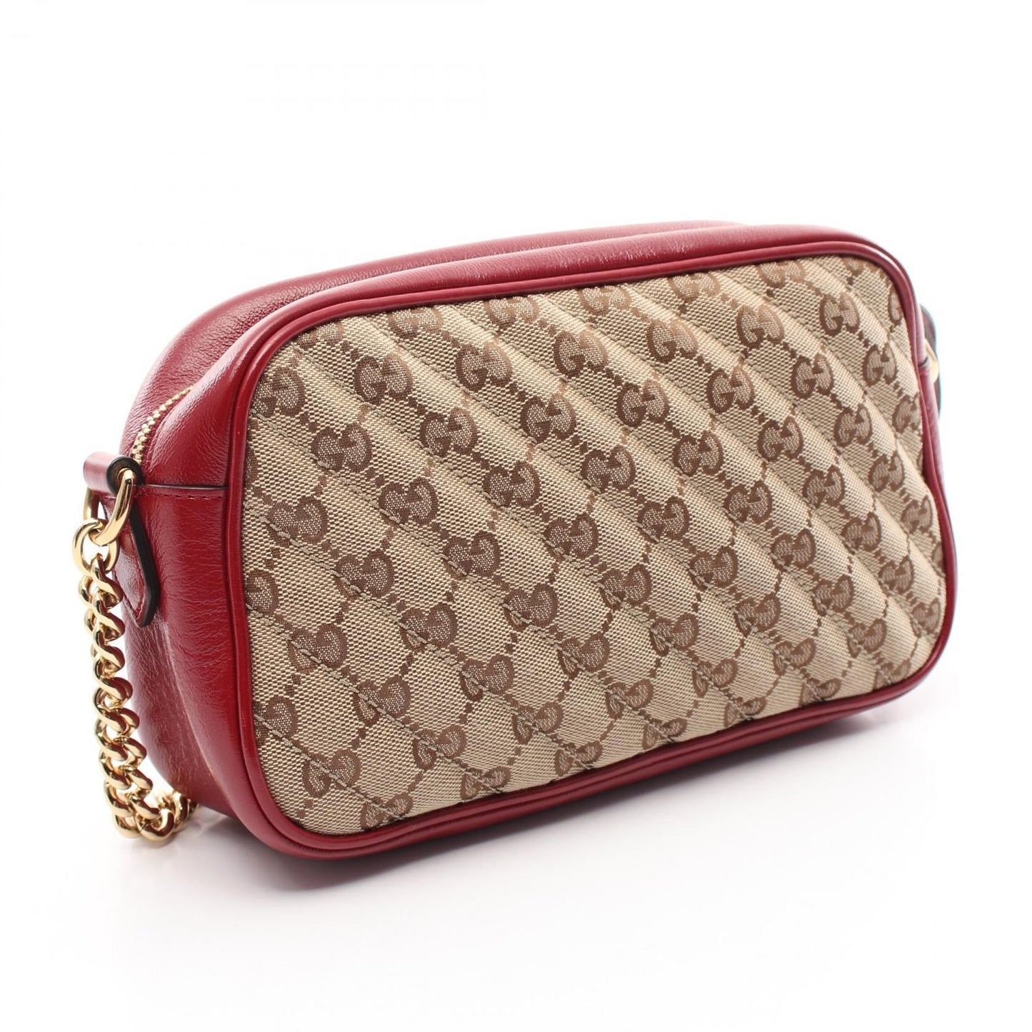 Luxury Gucci Trending 2025 GG Marmont Canvas Leather Shoulder Bag
