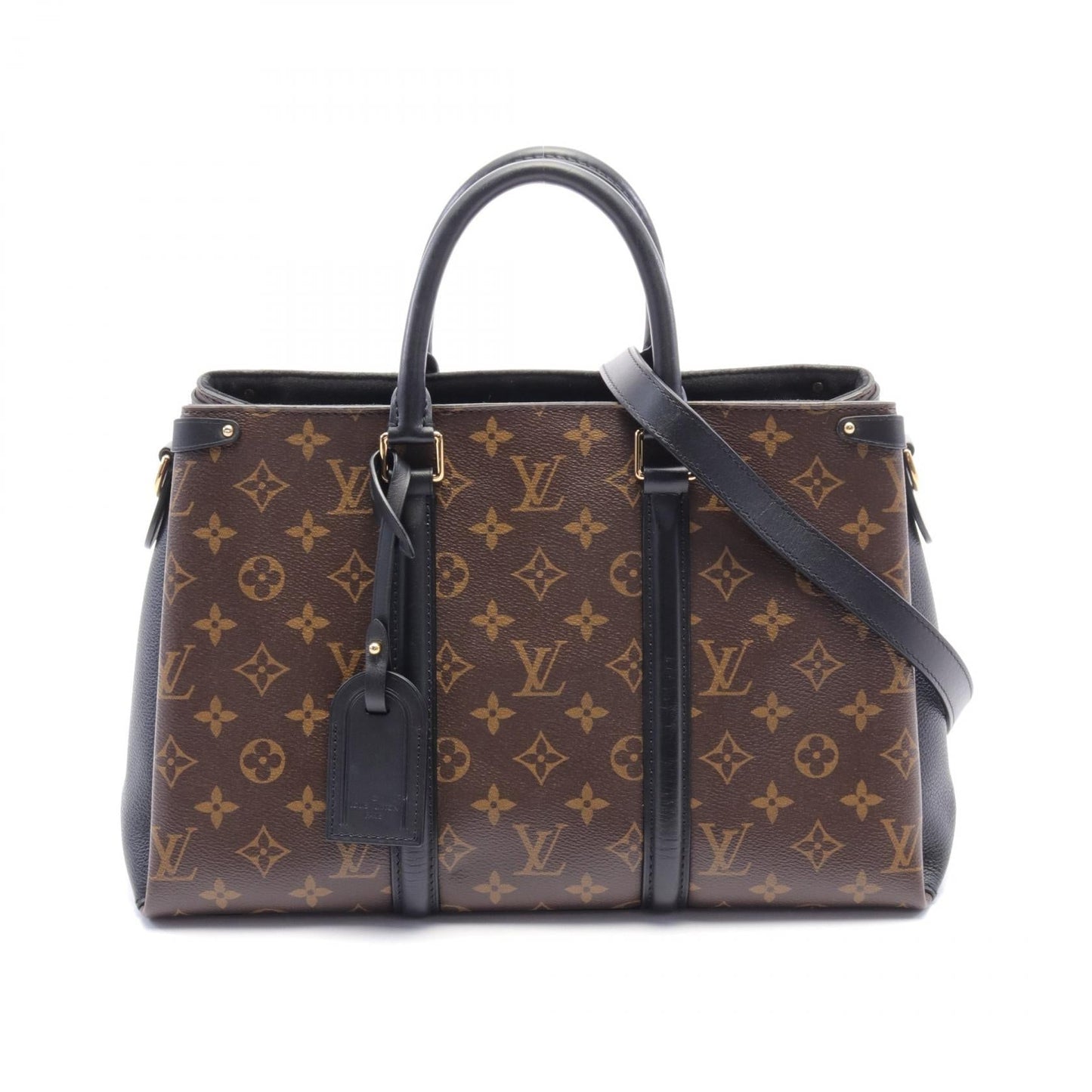 Louis Vuitton Soufflot NV MM Noir Handbag M44817