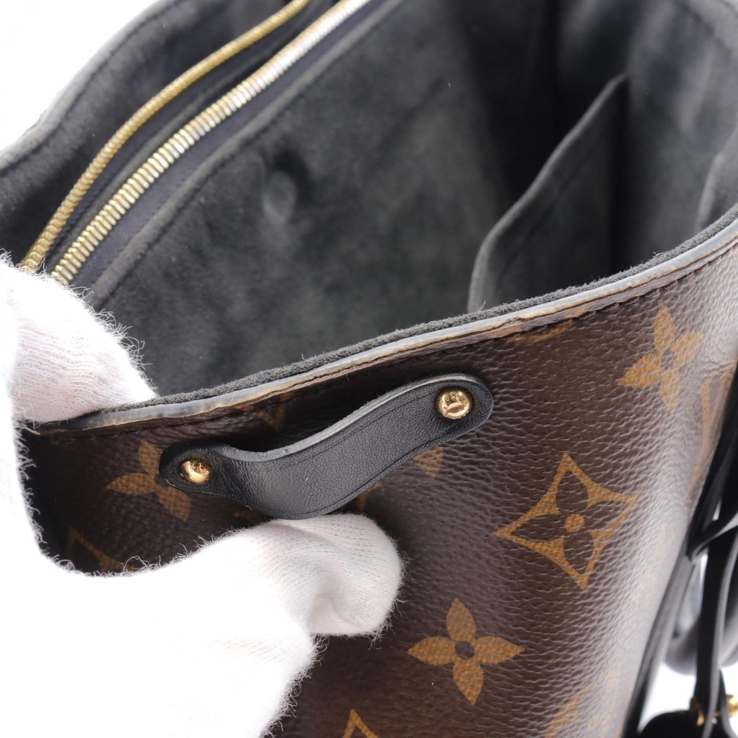 Louis Vuitton Soufflot NV MM Noir Handbag M44817