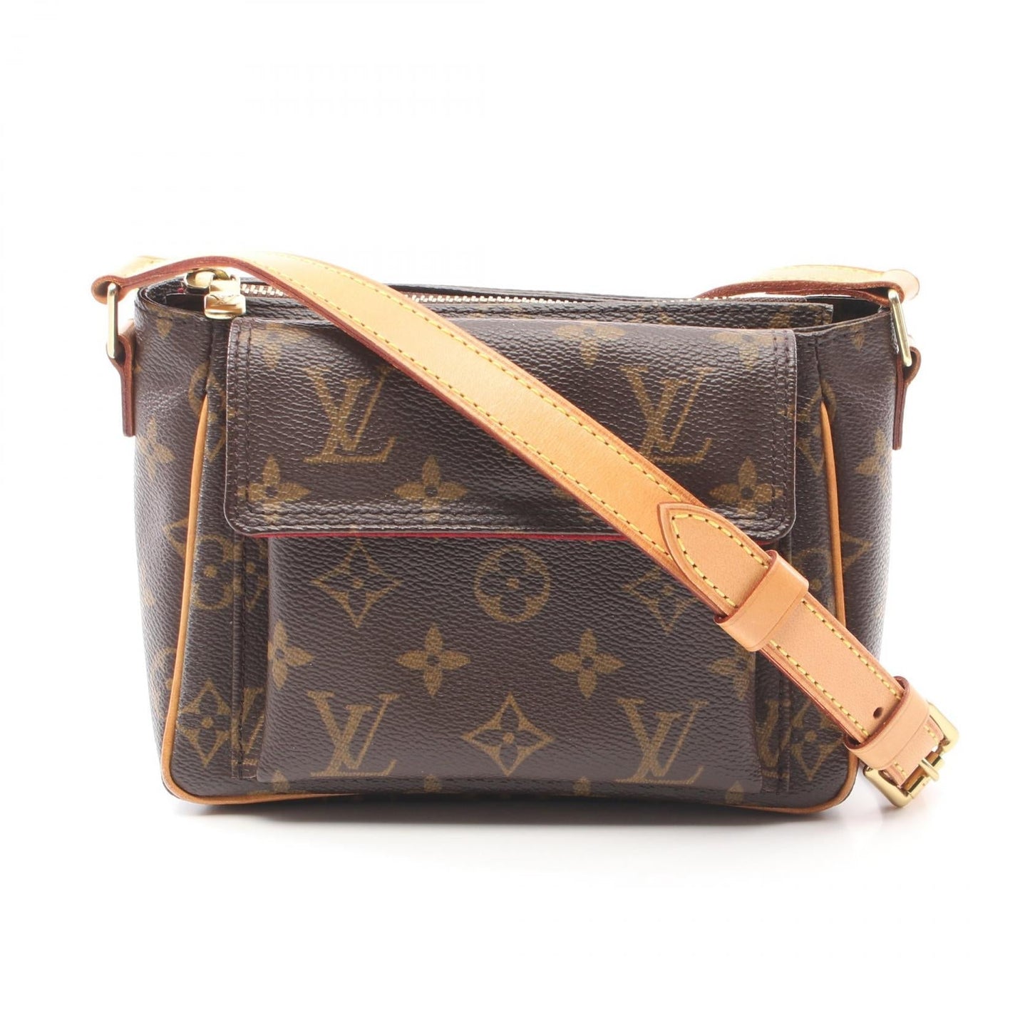 Louis Vuitton Vivacite PM Shoulder Bag Brown