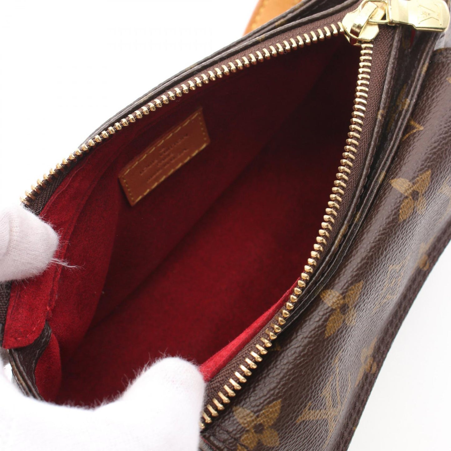 Louis Vuitton Vivacite PM Shoulder Bag Brown