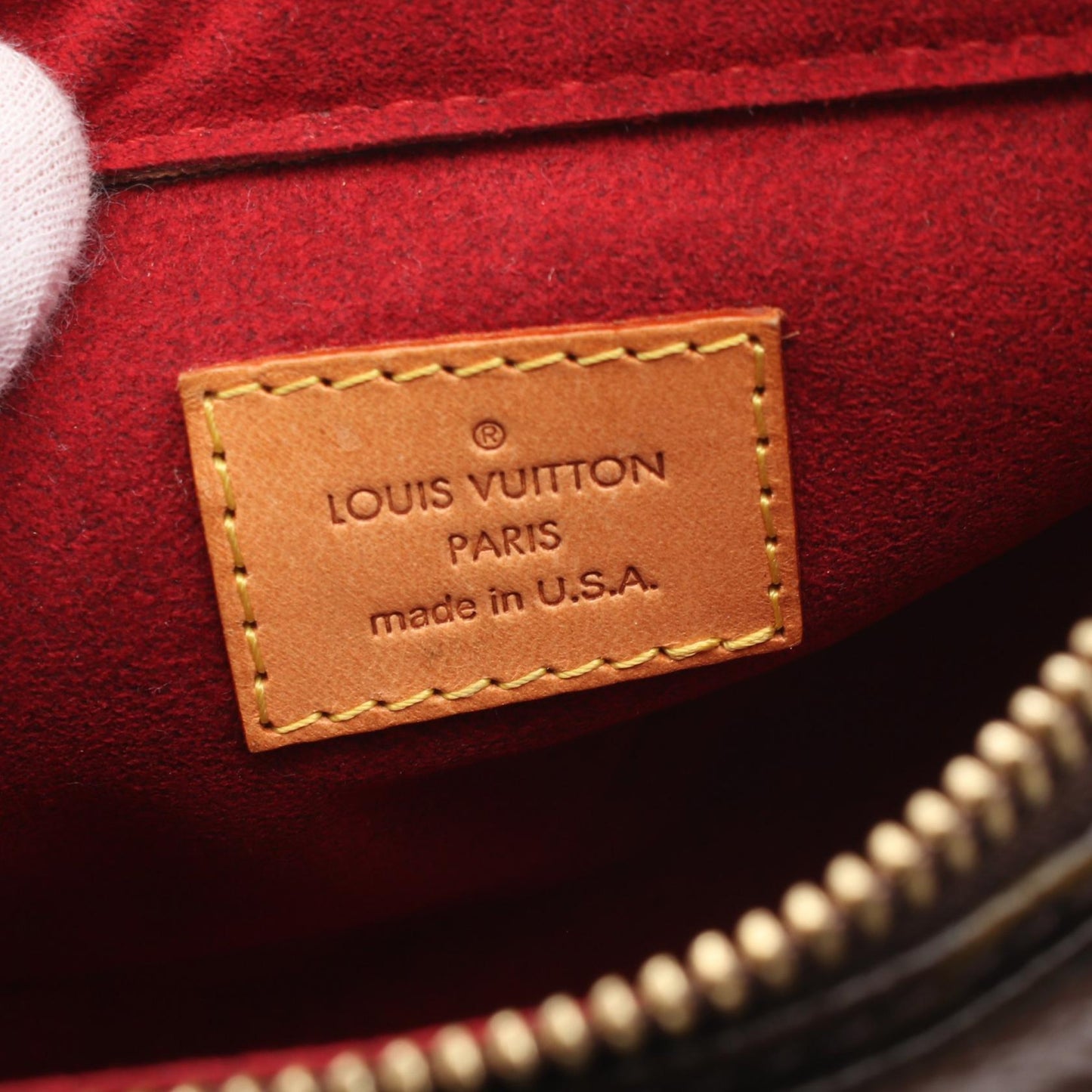 Louis Vuitton Vivacite PM Shoulder Bag Brown
