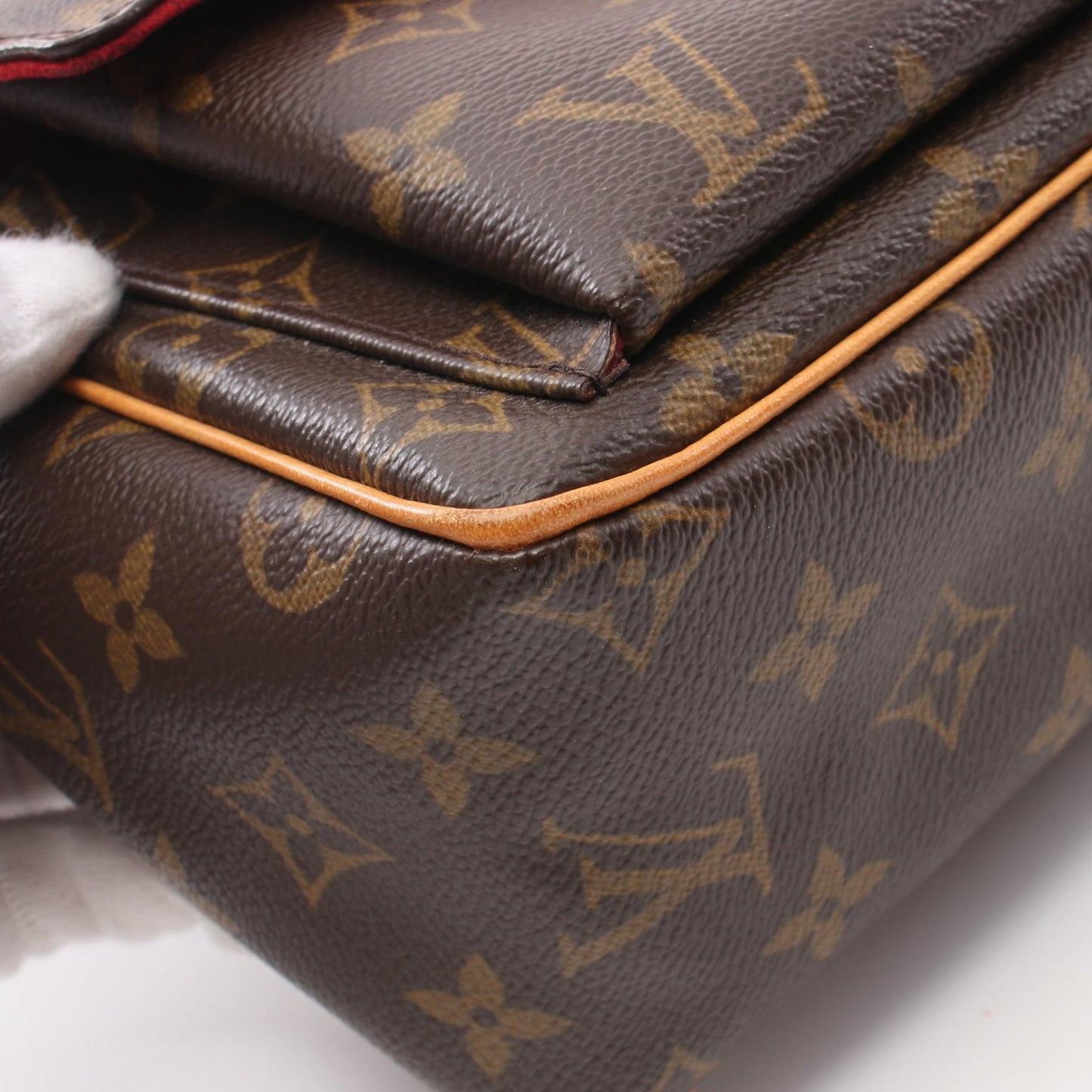 Louis Vuitton Vivacite PM Shoulder Bag Brown
