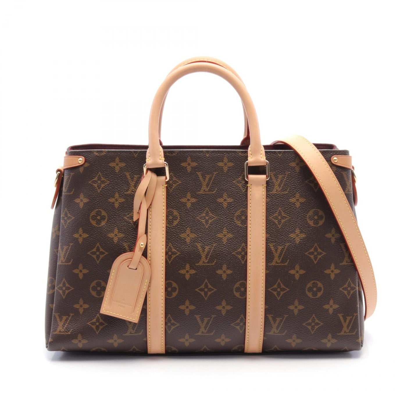 Louis Vuitton Soufflot MM Handbag Monogram Brown