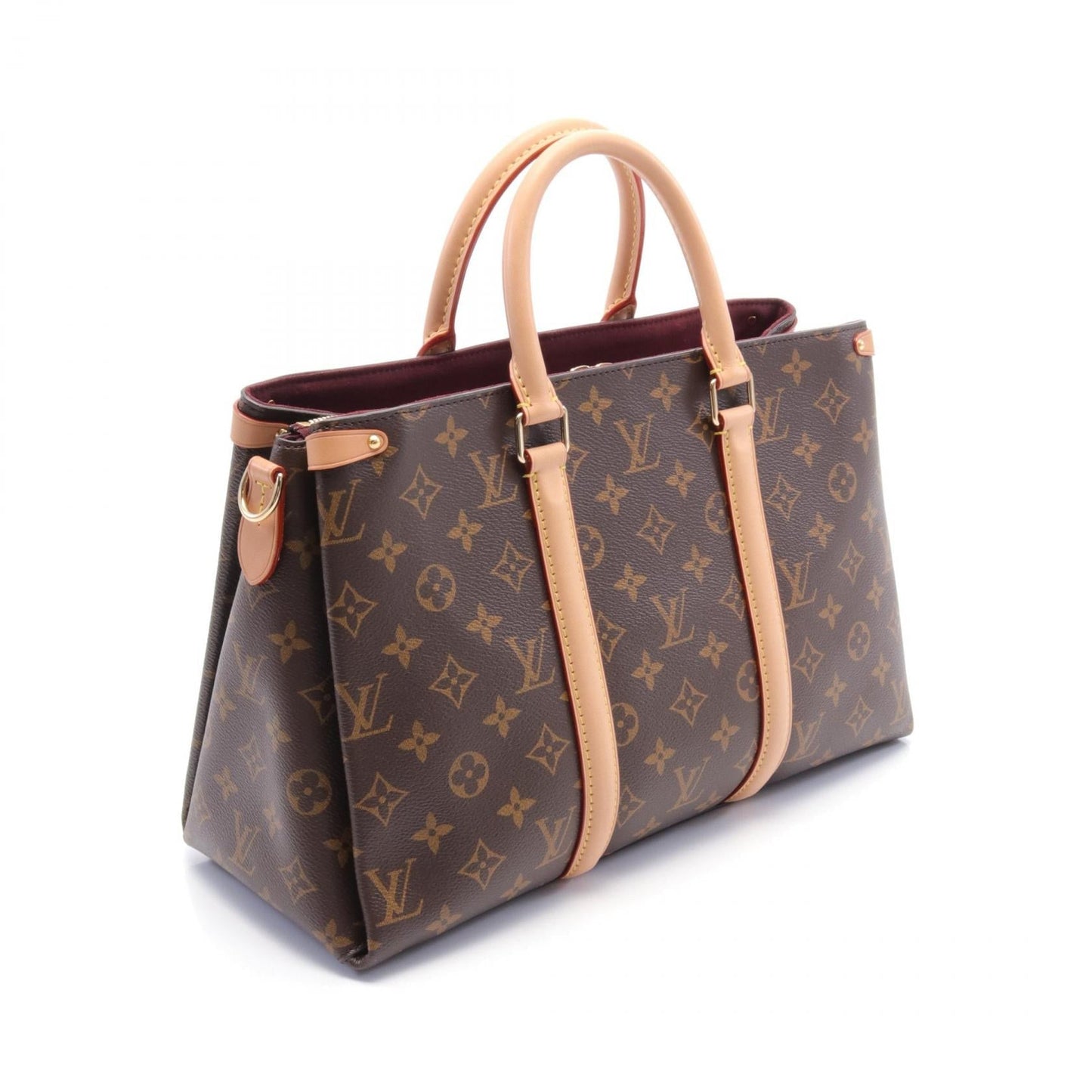Louis Vuitton Soufflot MM Handbag Monogram Brown