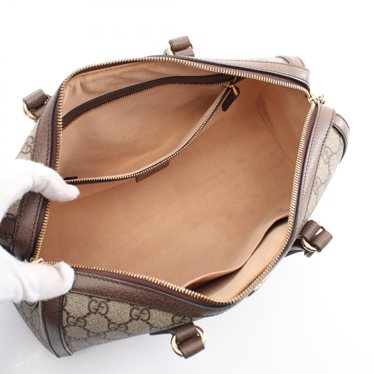 Luxury Gucci Trending 2025 Ophidia GG Medium Top Handle Bag