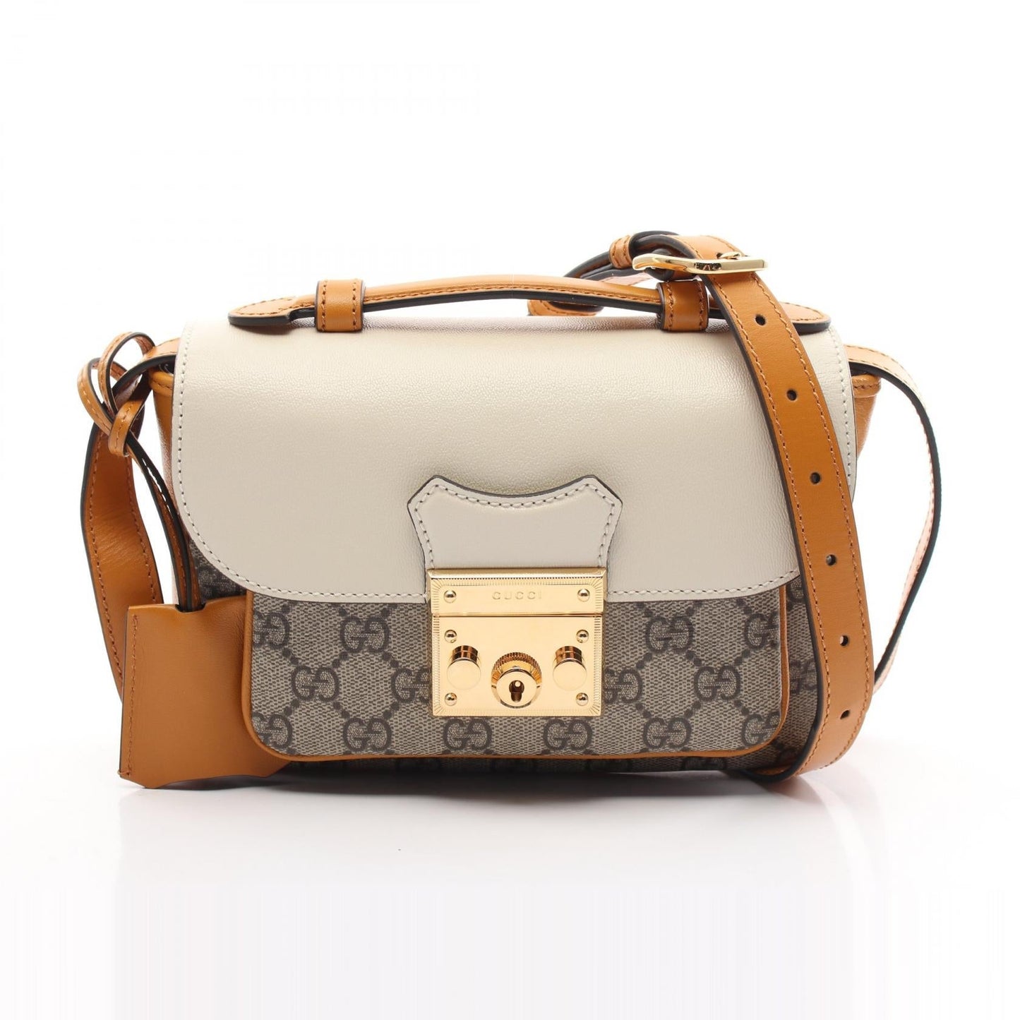 Luxury Gucci Trending 2025 Padlock GG Supreme Shoulder Bag