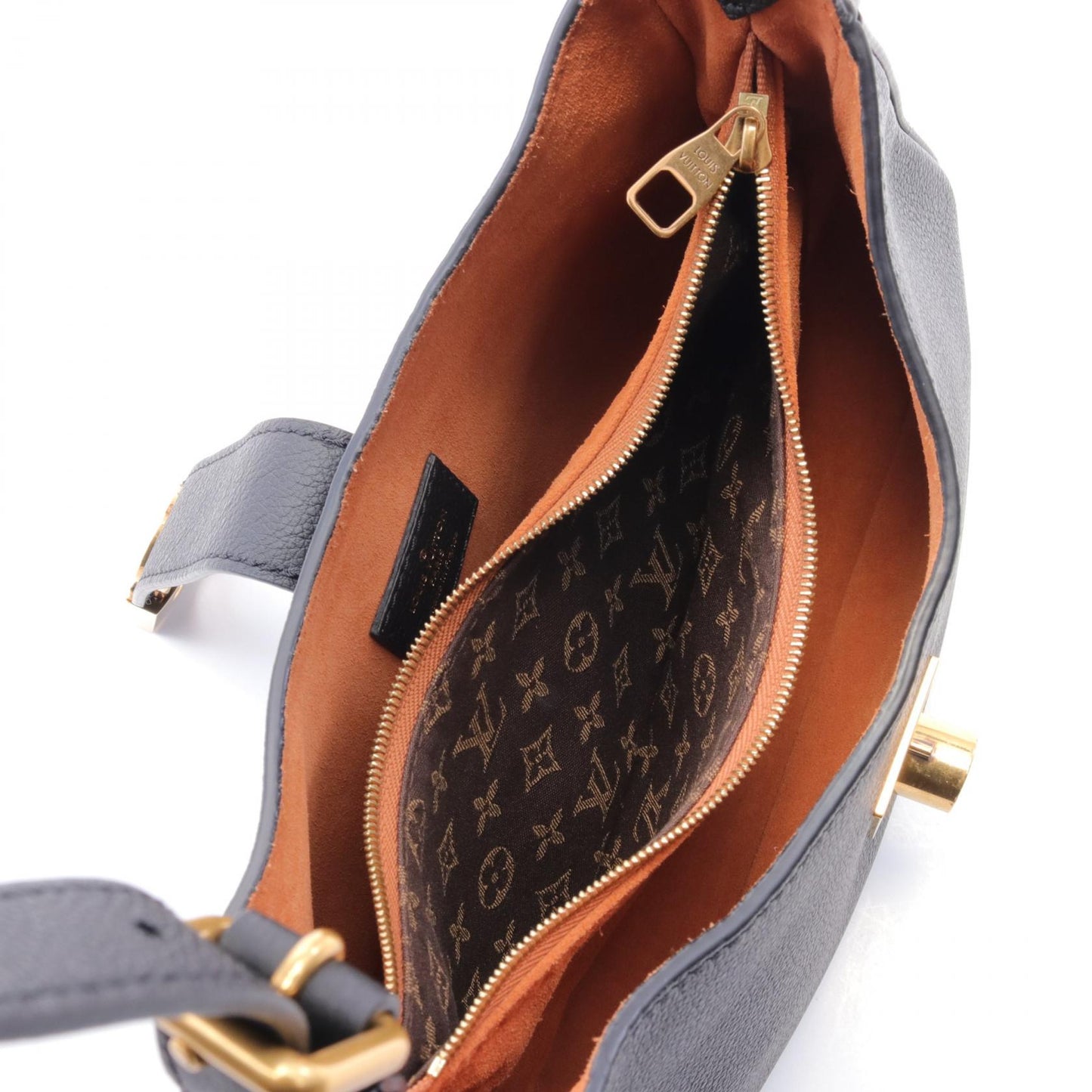Louis Vuitton Leather Lowkey Noir Shoulder Bag M24611