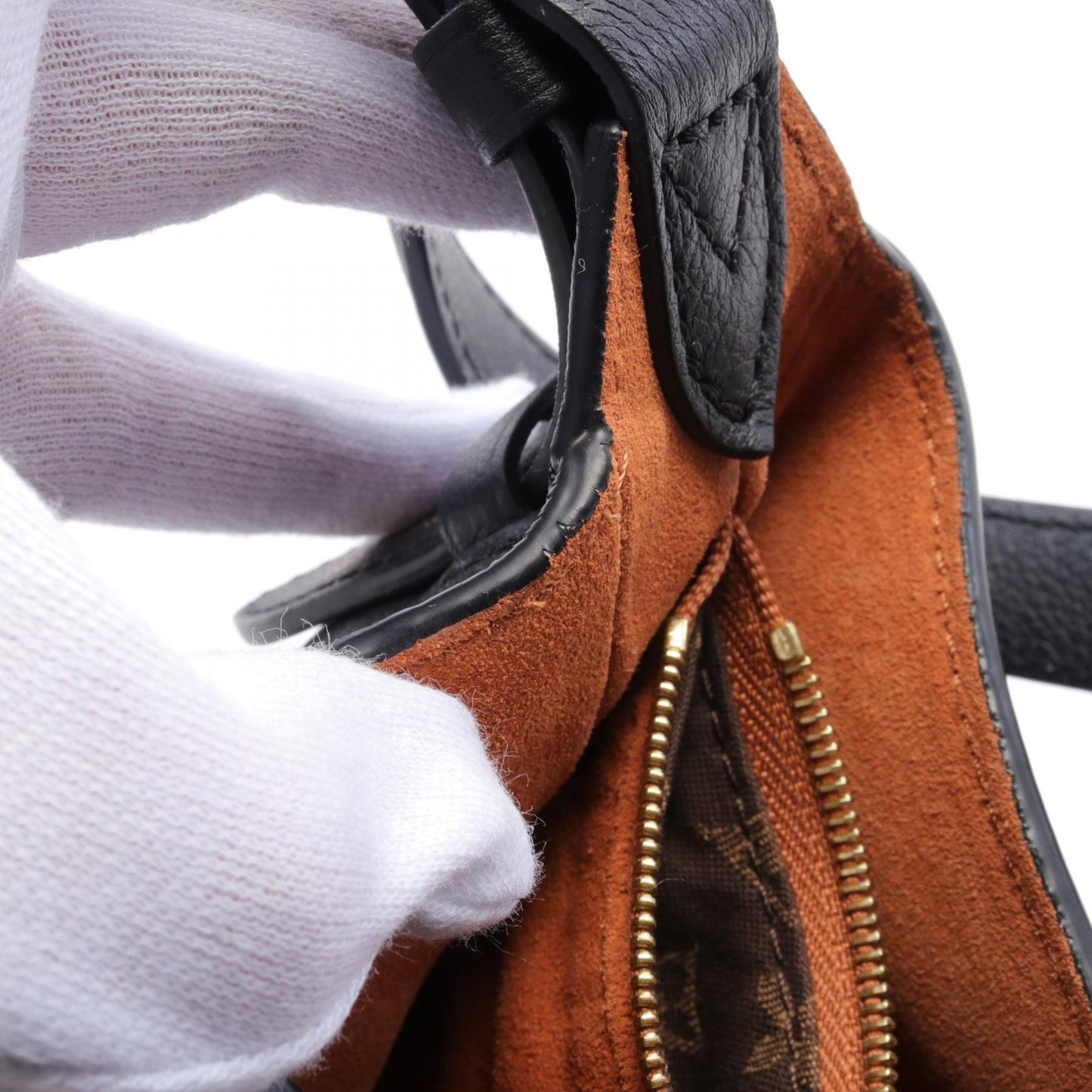 Louis Vuitton Leather Lowkey Noir Shoulder Bag M24611