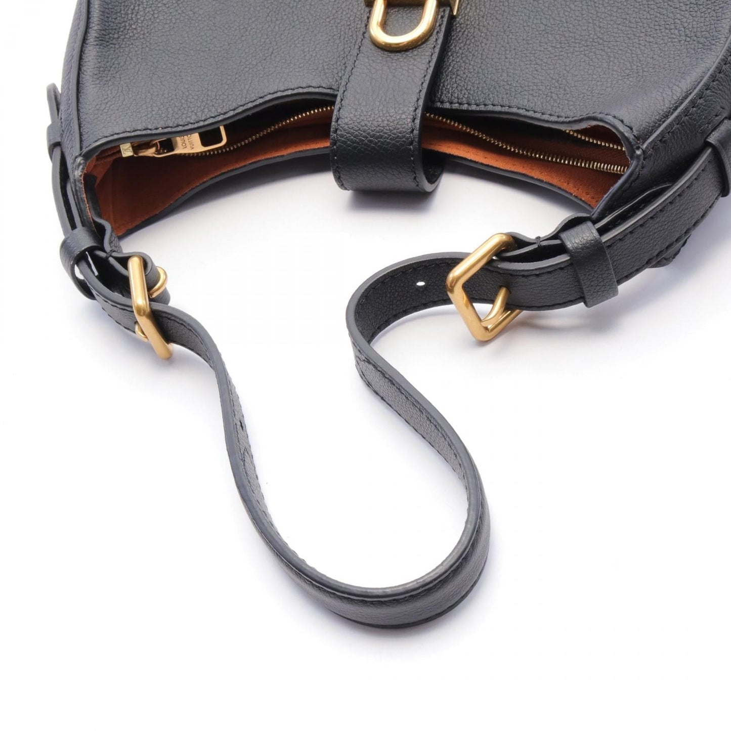 Louis Vuitton Leather Lowkey Noir Shoulder Bag M24611