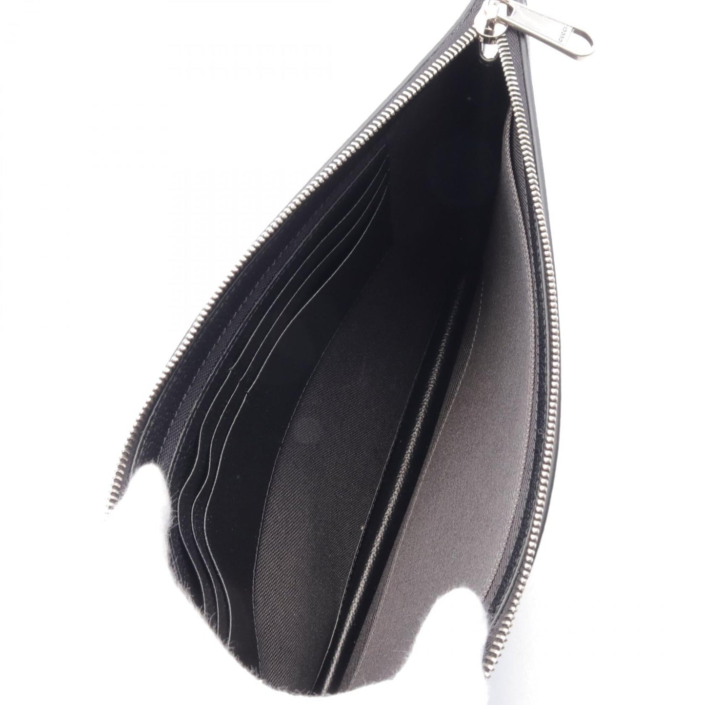 Luxury Gucci Trending 2025 GG Supreme Leather PVC Clutch Bag Black