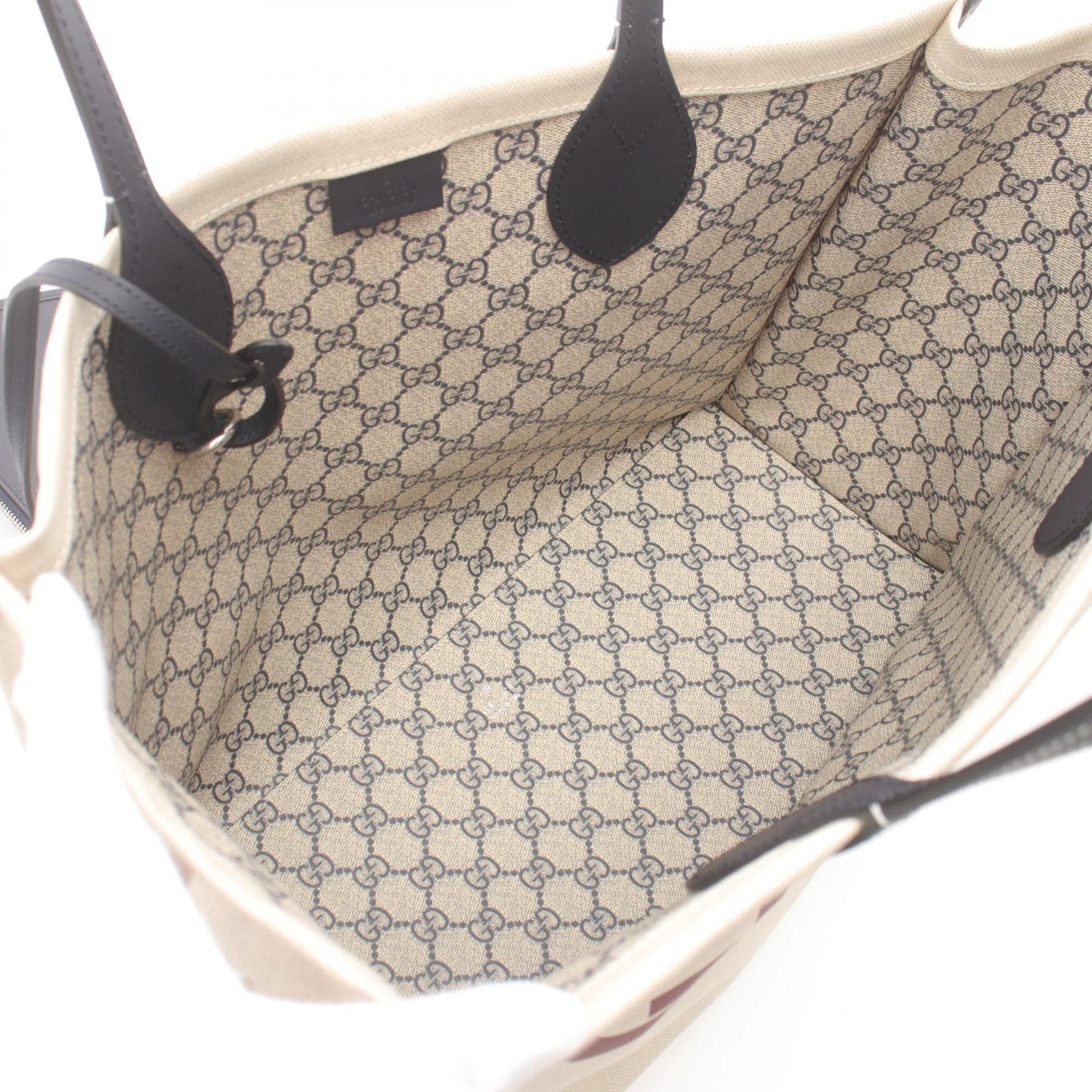 Luxury Gucci Trending 2025 Canvas Leather Print Tote Bag