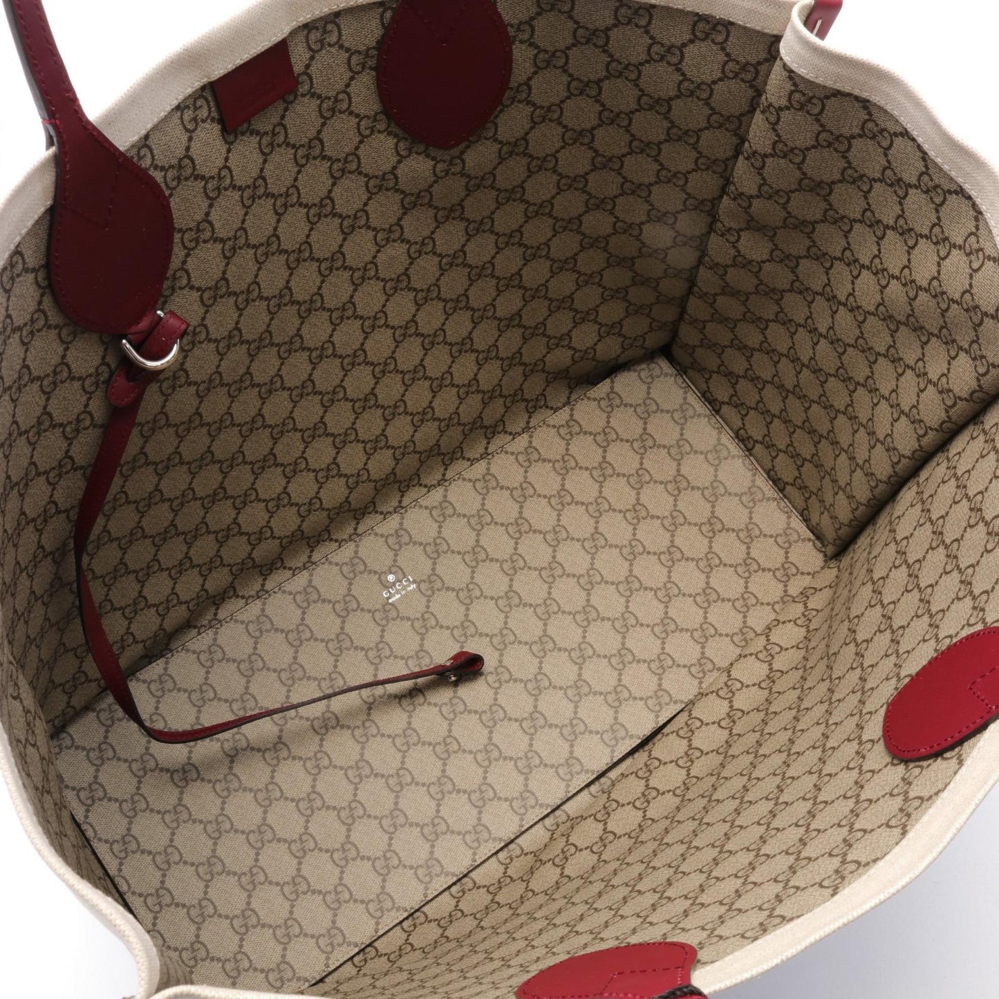 Luxury Gucci Trending 2025 Canvas Leather Print Tote Bag
