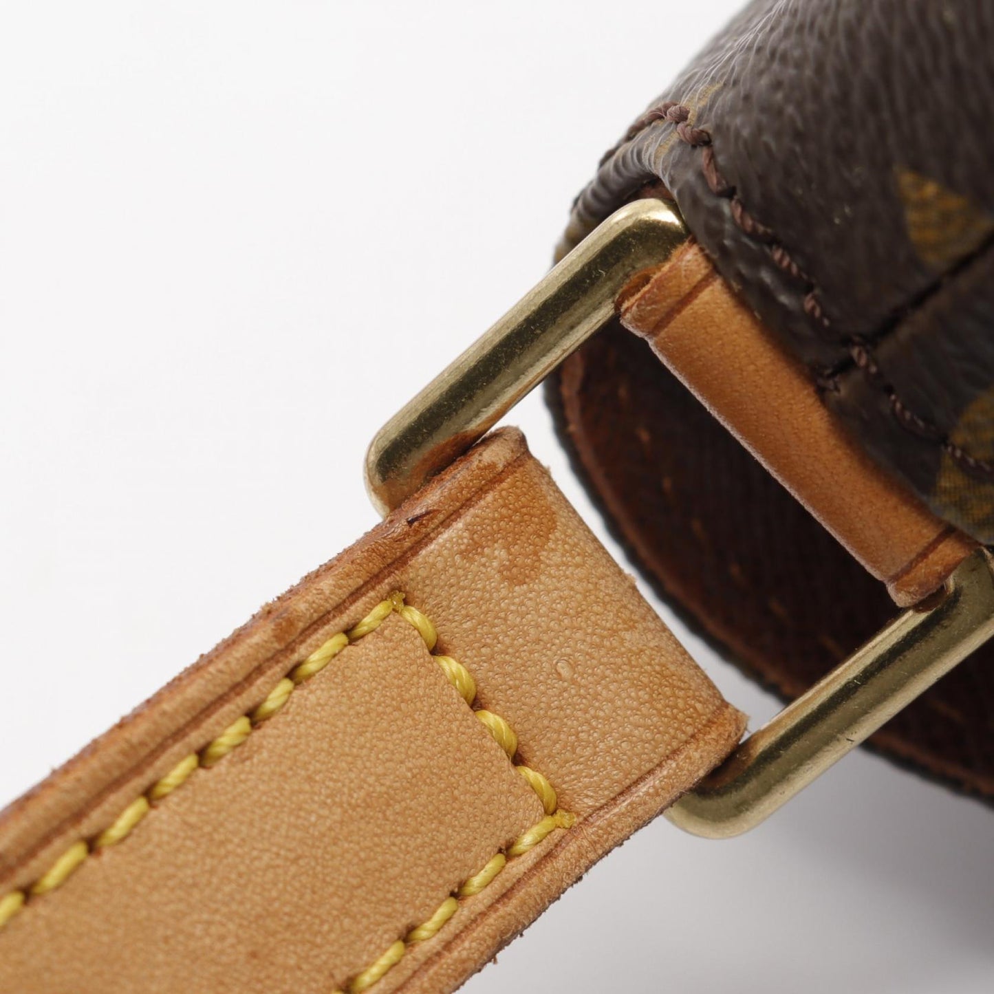 Louis Vuitton Musette Tango Shoulder Bag Brown