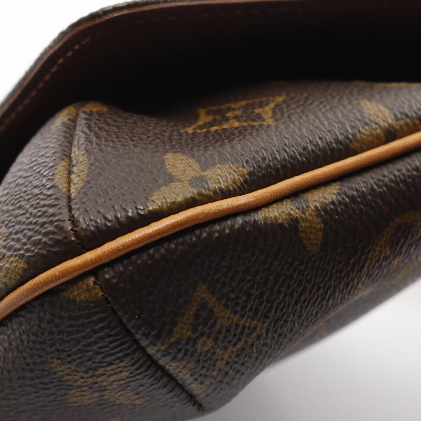 Louis Vuitton Musette Tango Shoulder Bag Brown