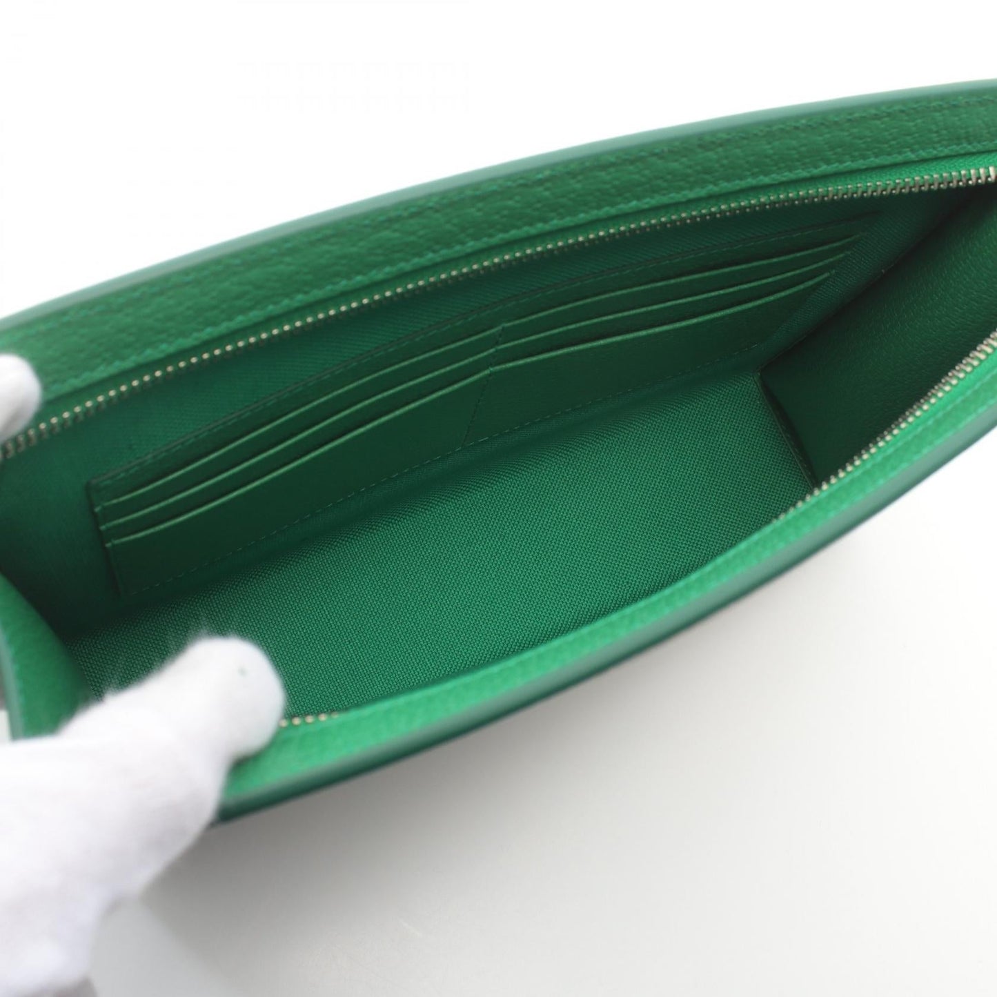 Luxury Gucci Trending 2025 GG Supreme Clutch Bag PVC Canvas Leather