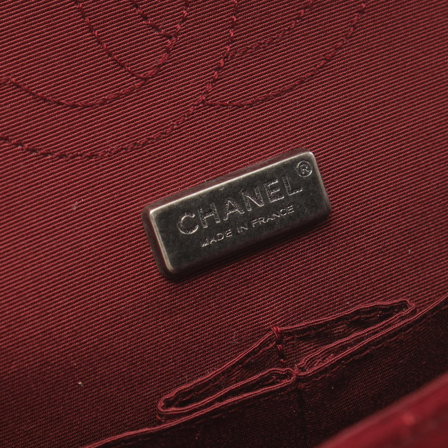 Chanel 2.55 Wool W Flap Shoulder Bag