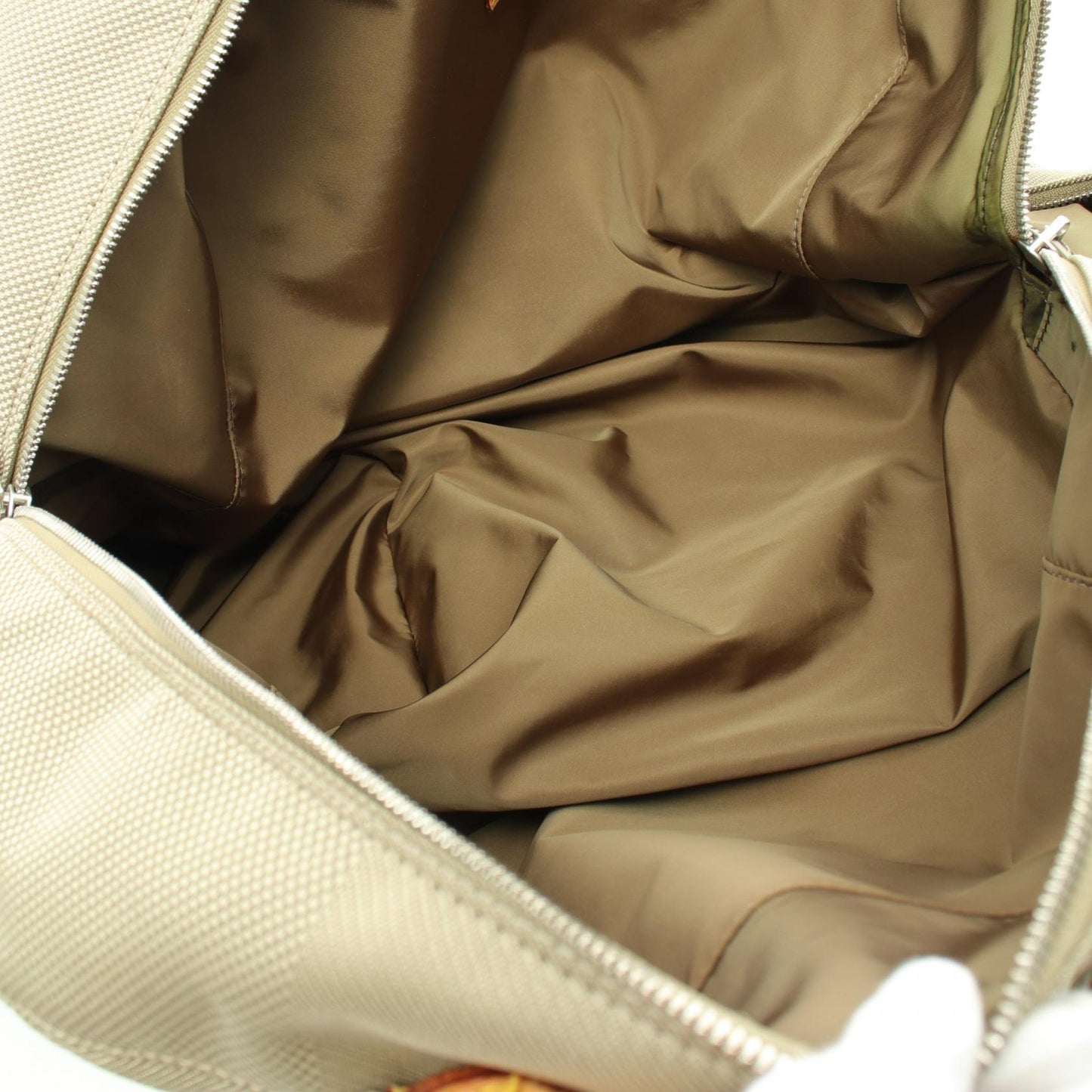Louis Vuitton Damier Geant Nylon Canvas Leather Boston Bag