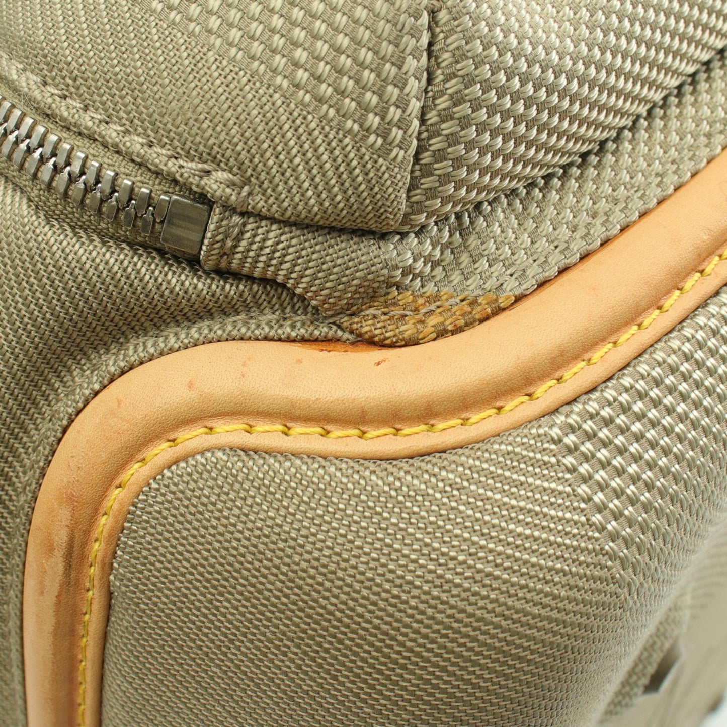 Louis Vuitton Damier Geant Nylon Canvas Leather Boston Bag