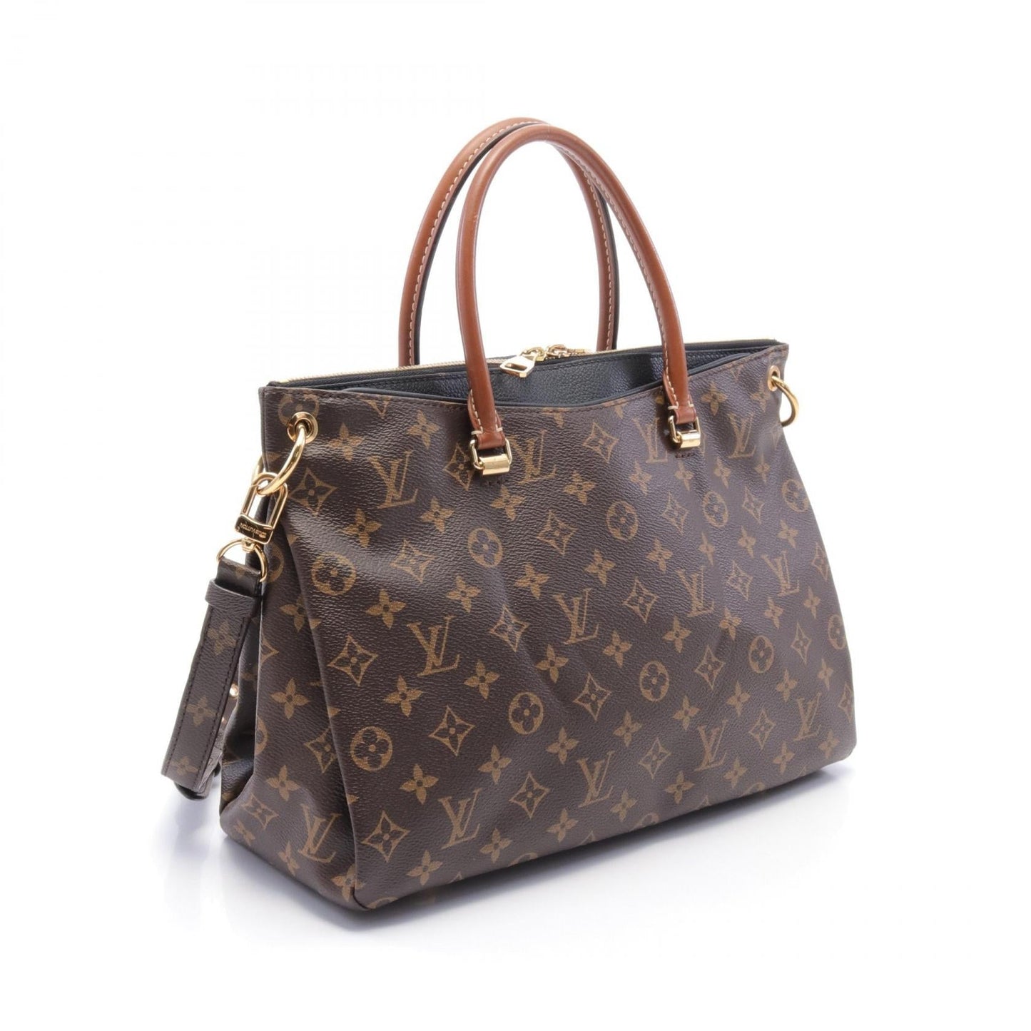 Louis Vuitton Monogram Canvas Leather Handbag M41064