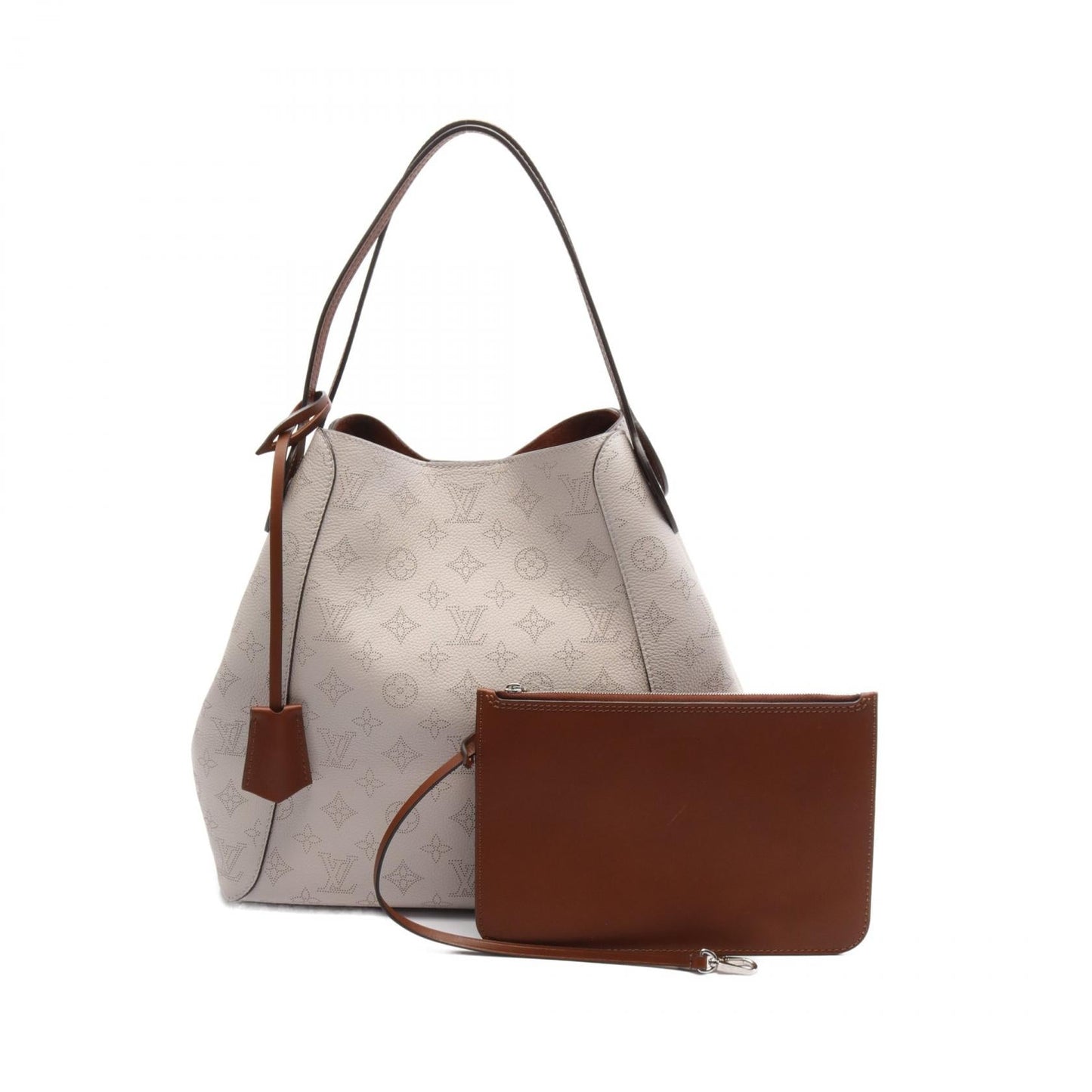 Louis Vuitton Mahina Leather Hina MM Tote Bag