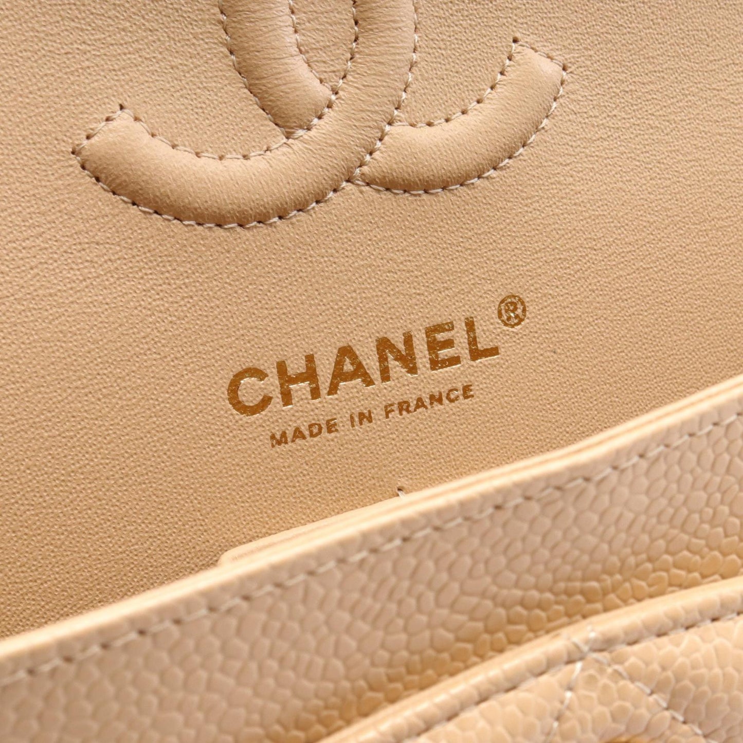 Chanel Matelasse W Flap Leather Shoulder Bag