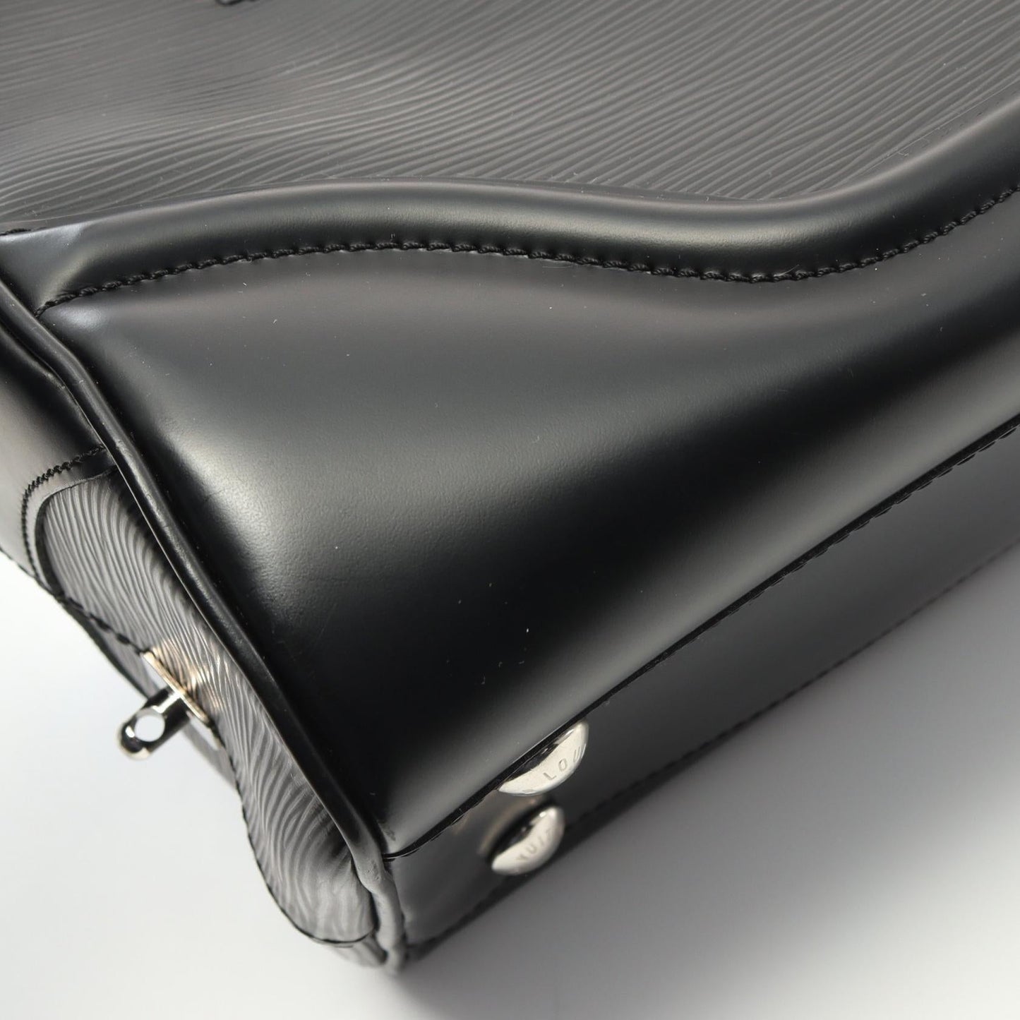 Louis Vuitton Bowling Montaigne GM Noir Leather Handbag M59312