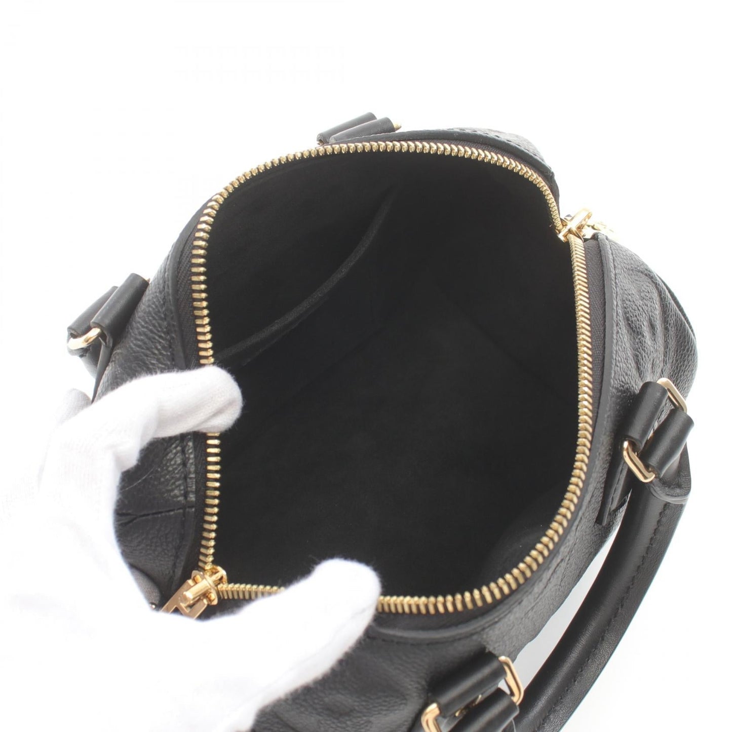 Louis Vuitton Monogram Empreinte Leather Speedy Bandouliere 20 Handbag