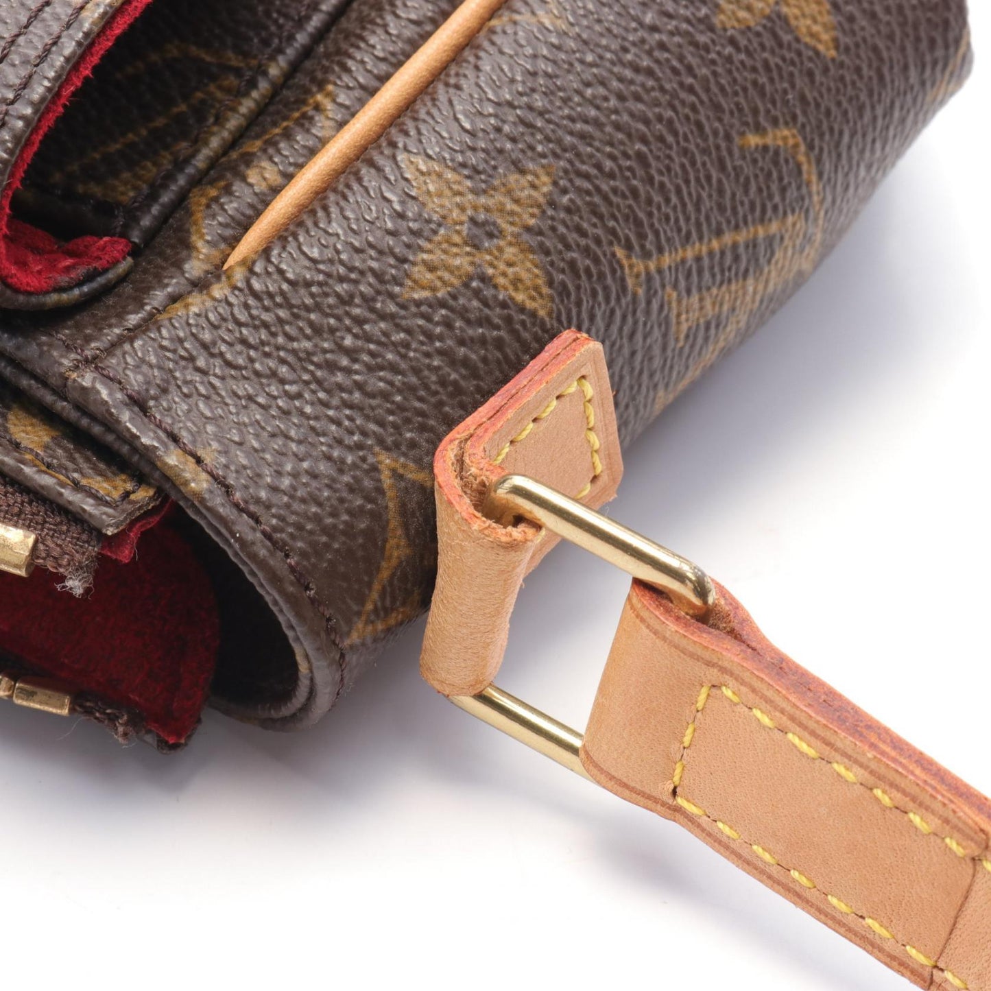 Louis Vuitton Vivacite PM Shoulder Bag Brown M51165