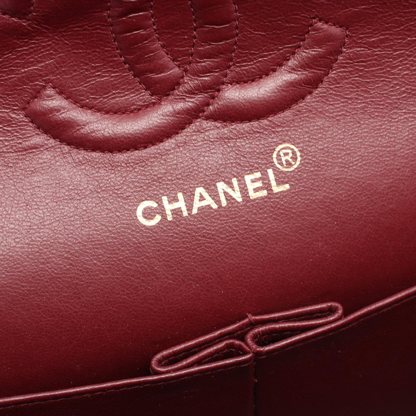 Chanel Lambskin Matelasse W Flap Shoulder Bag