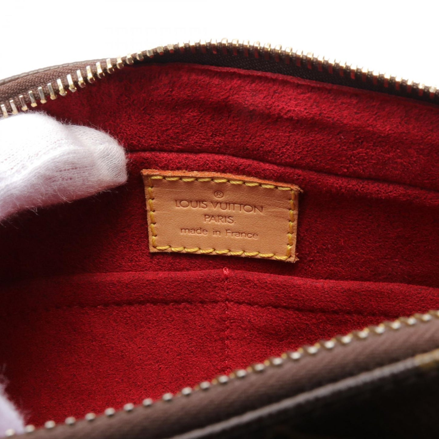 Louis Vuitton Vivacite MM Shoulder Bag Brown