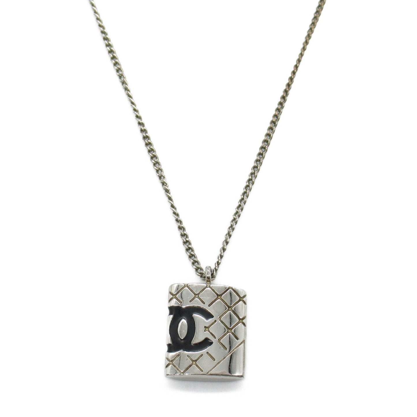 Chanel Silver Plated Necklace Jewelry