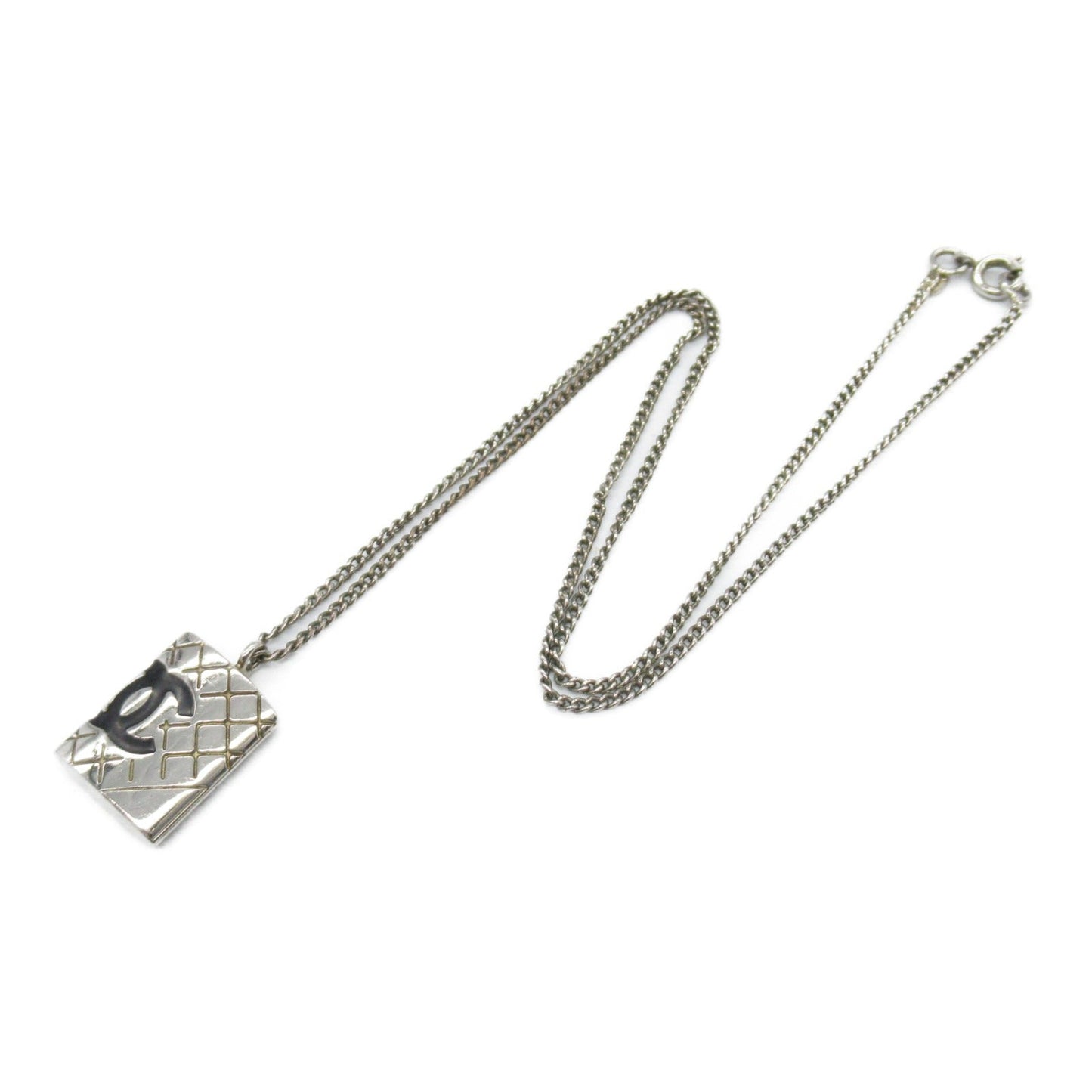 Chanel Silver Plated Necklace Jewelry