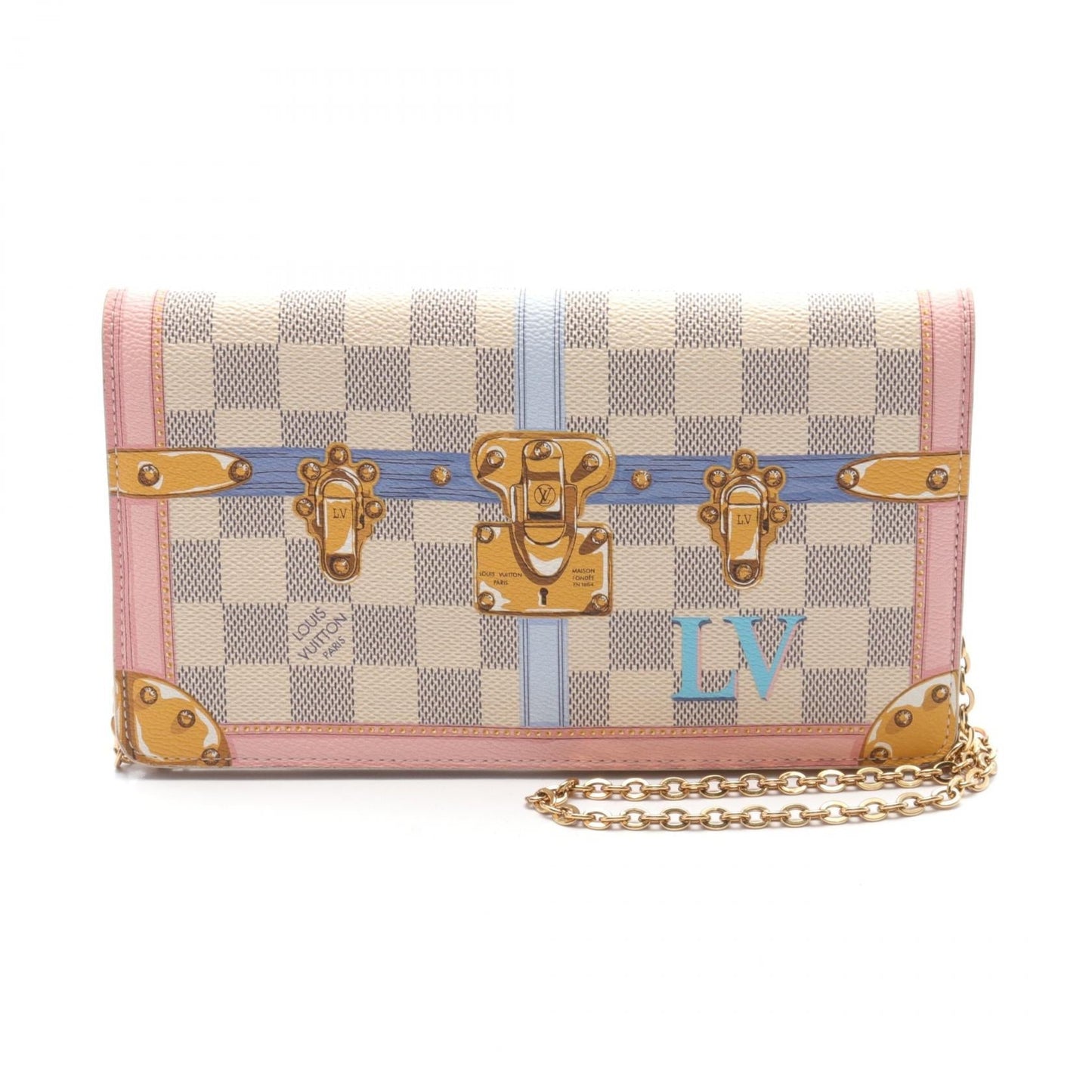 Louis Vuitton Pochette Weekend Summer Trunk Bag