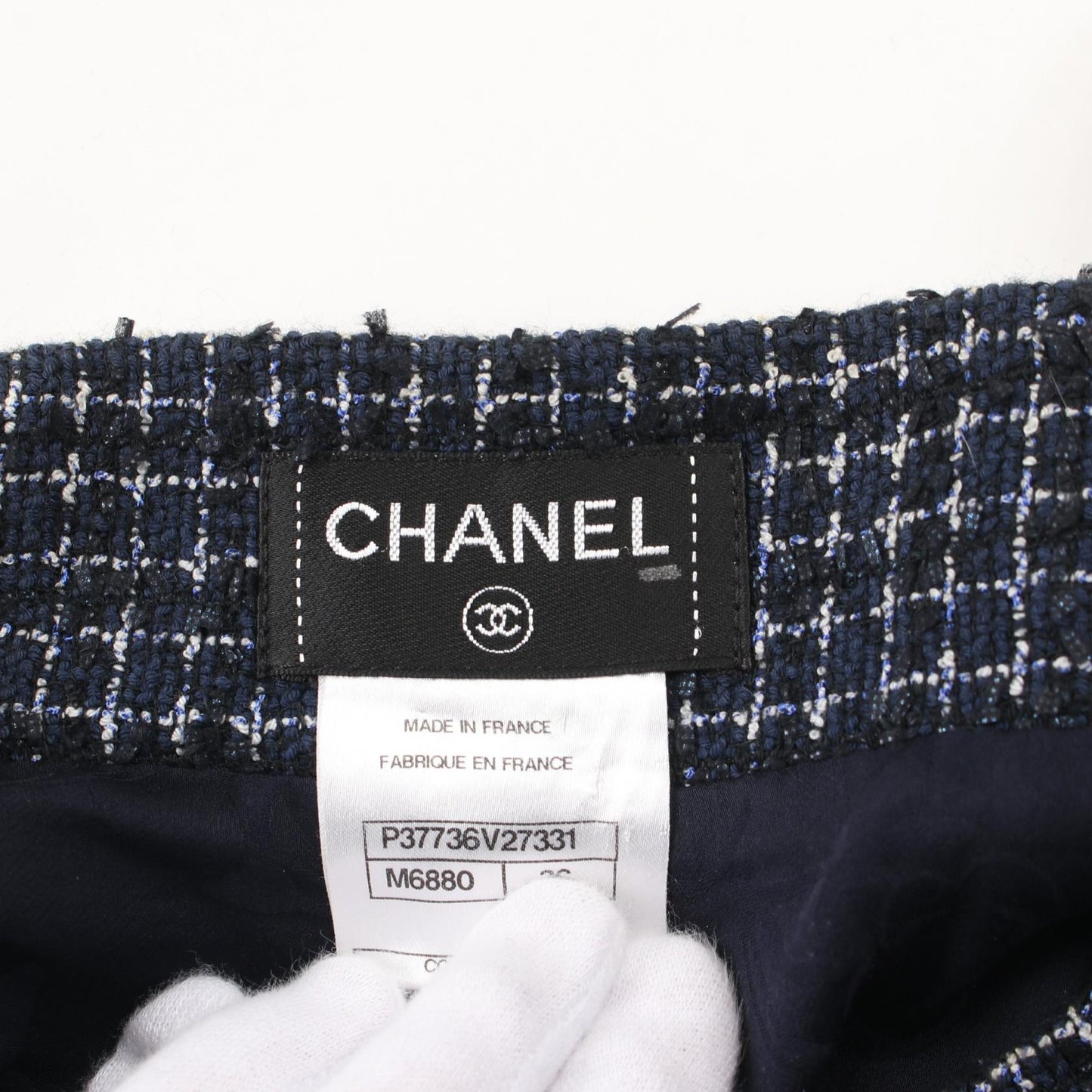 Chanel Silk Fabric Skirt P37736