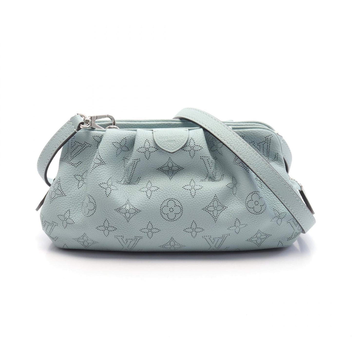 Louis Vuitton Scala Mini Mahina Shoulder Bag Blue