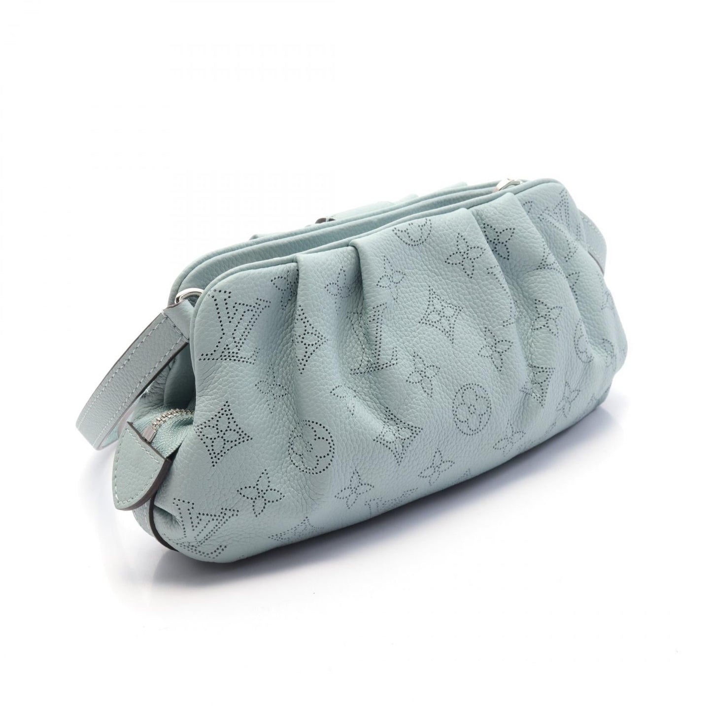 Louis Vuitton Scala Mini Mahina Shoulder Bag Blue