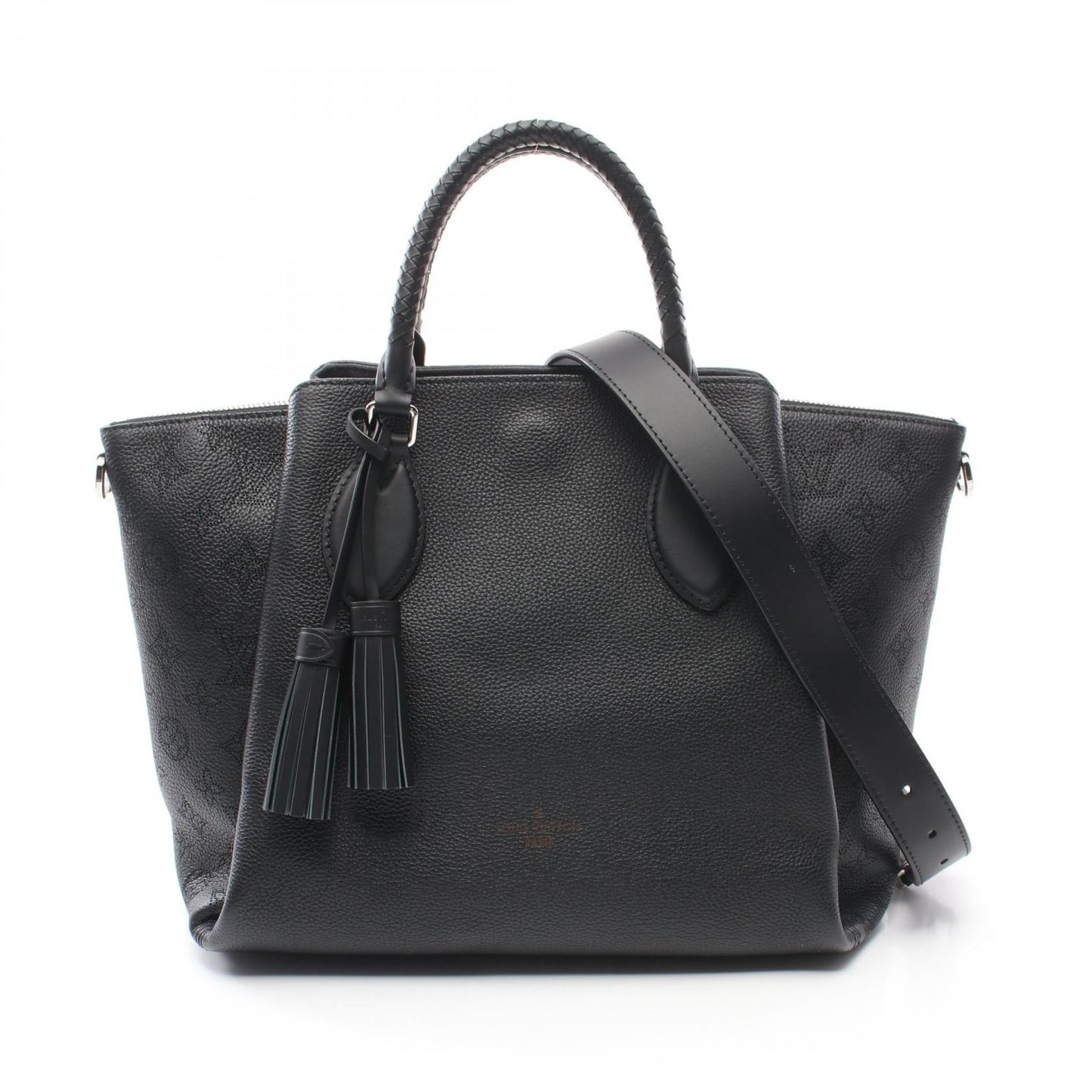 Louis Vuitton Mahina Noir Leather Handbag M55029