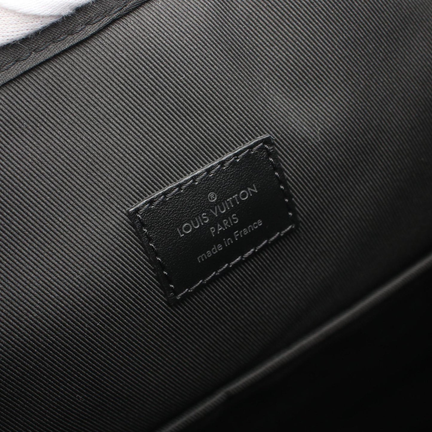 Louis Vuitton Christopher Slim Backpack Leather Black