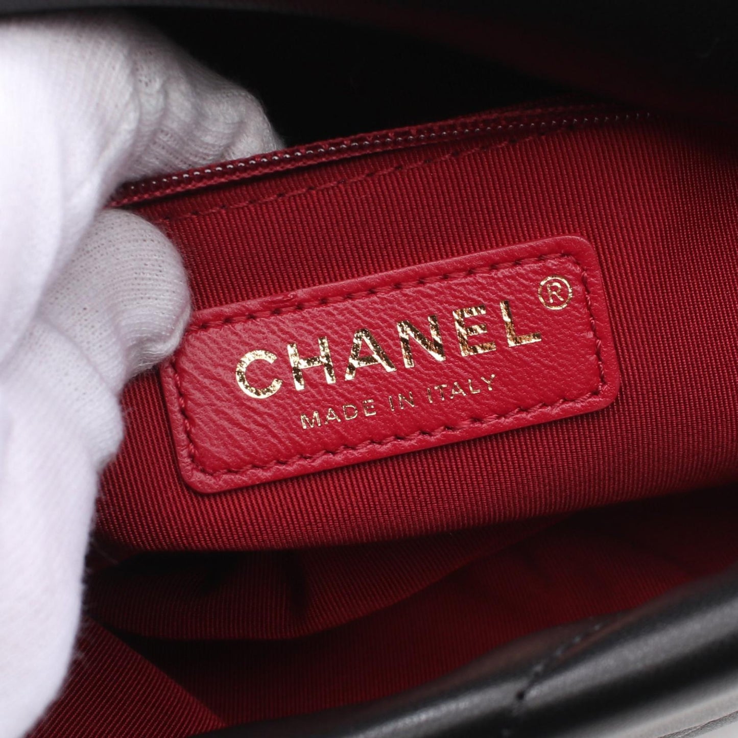 Chanel Matelasse Lambskin Shoulder Bag Black