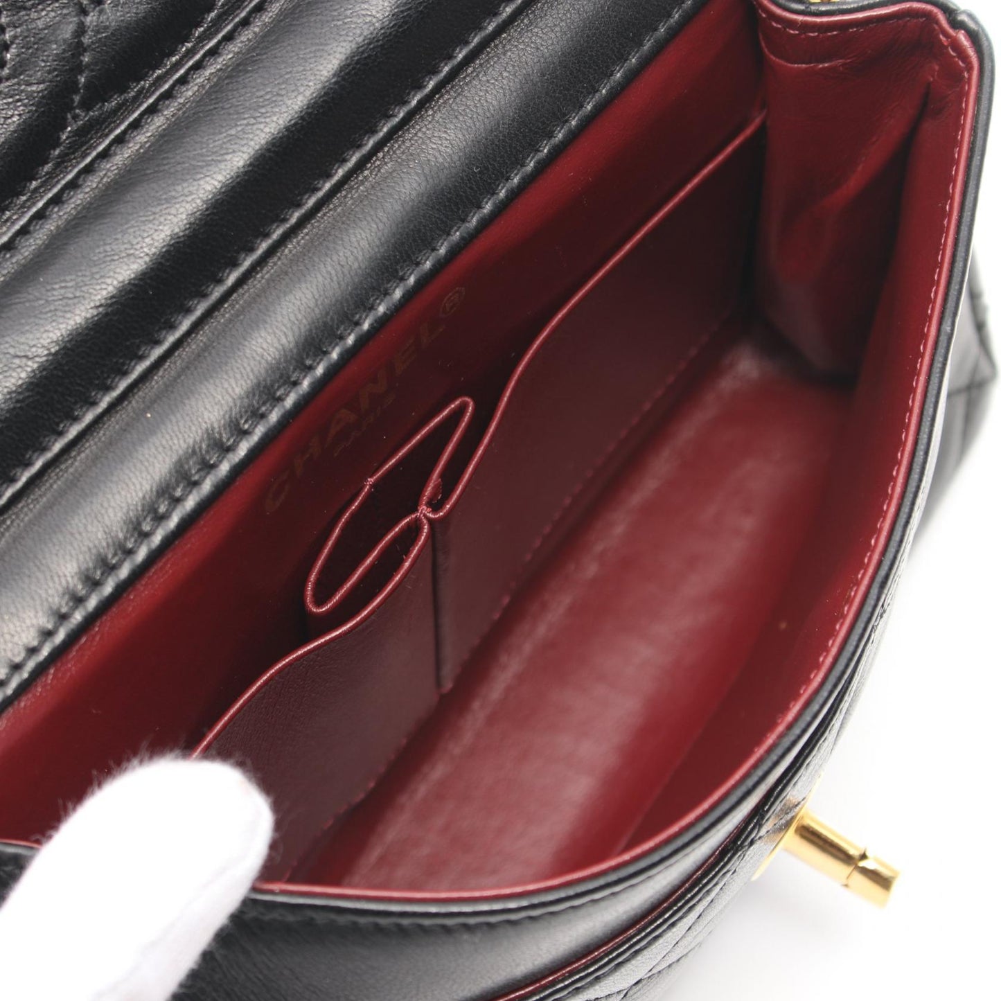 Chanel Mini Matelasse Lambskin Shoulder Bag