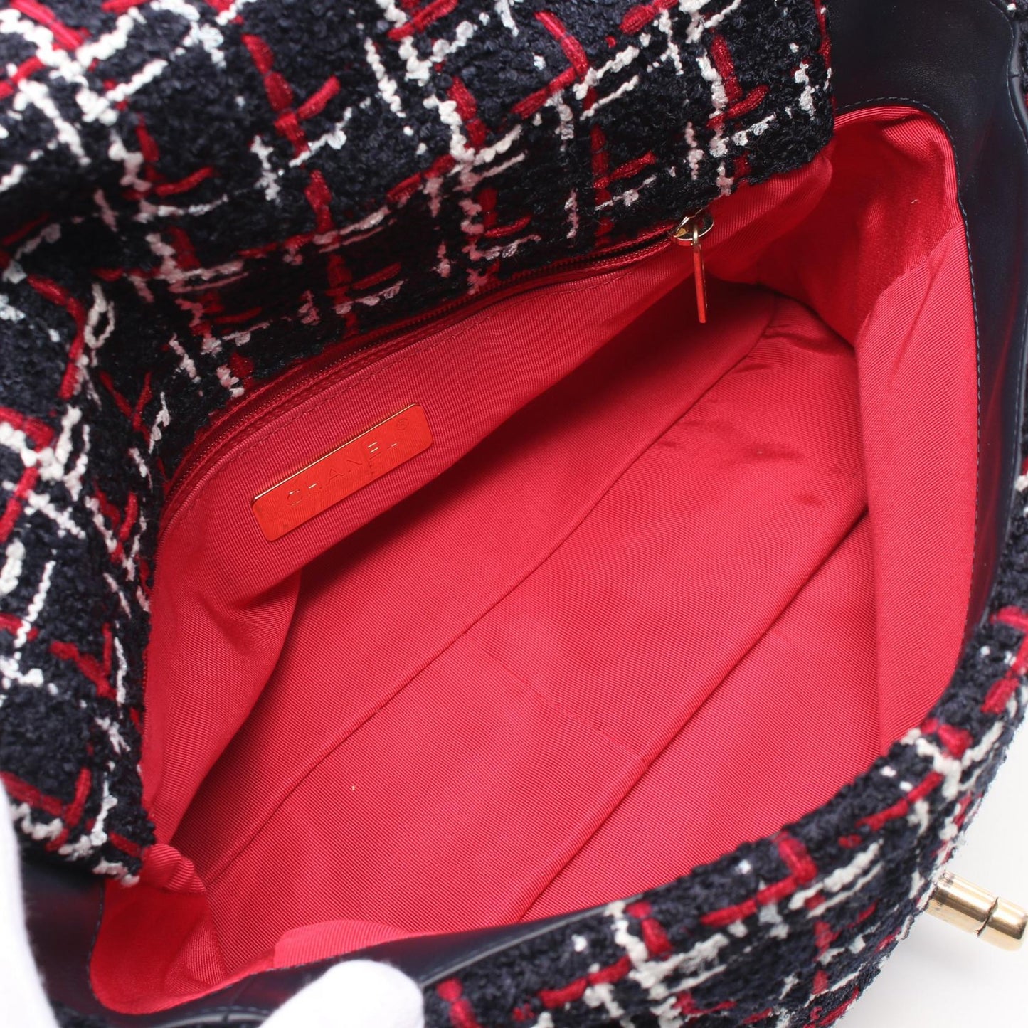 Chanel 19 Fabric Shoulder Bag AS1161