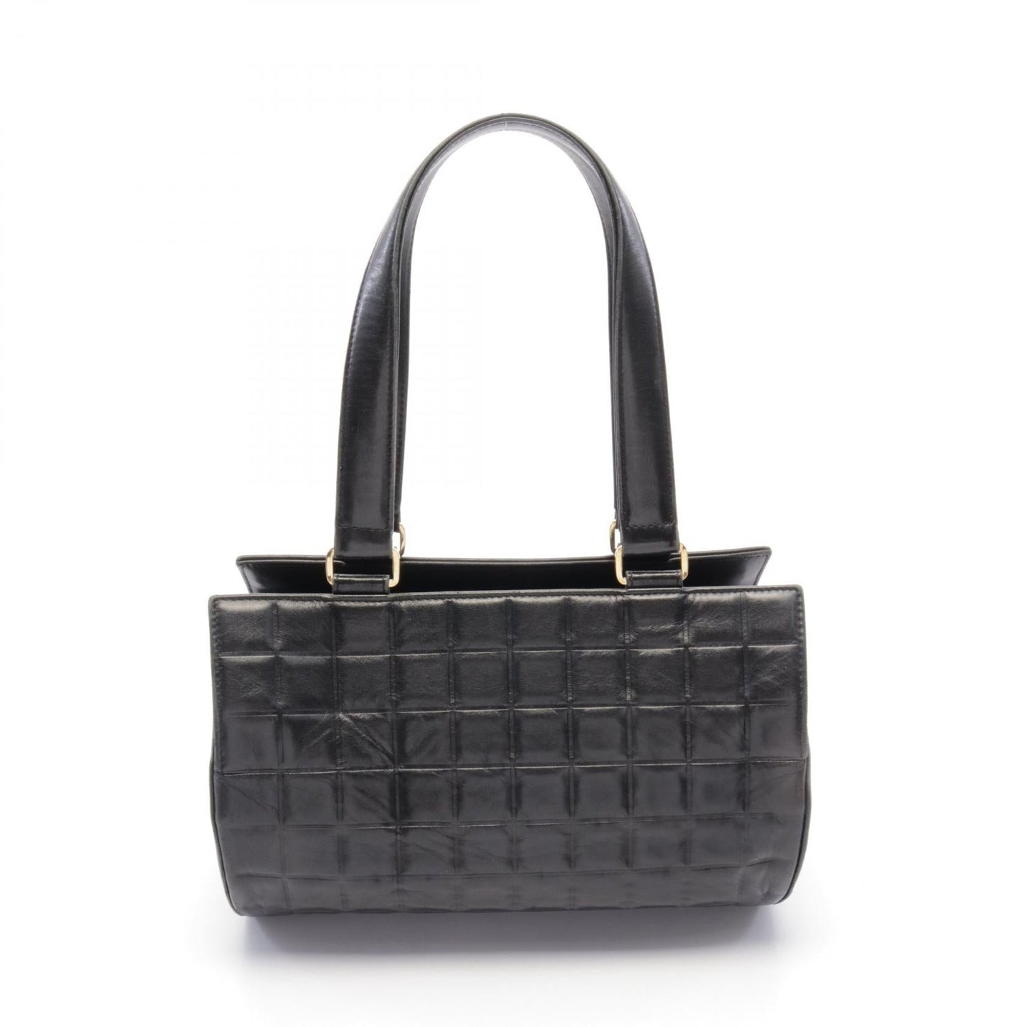Chanel Lambskin Chocobar Handbag Black