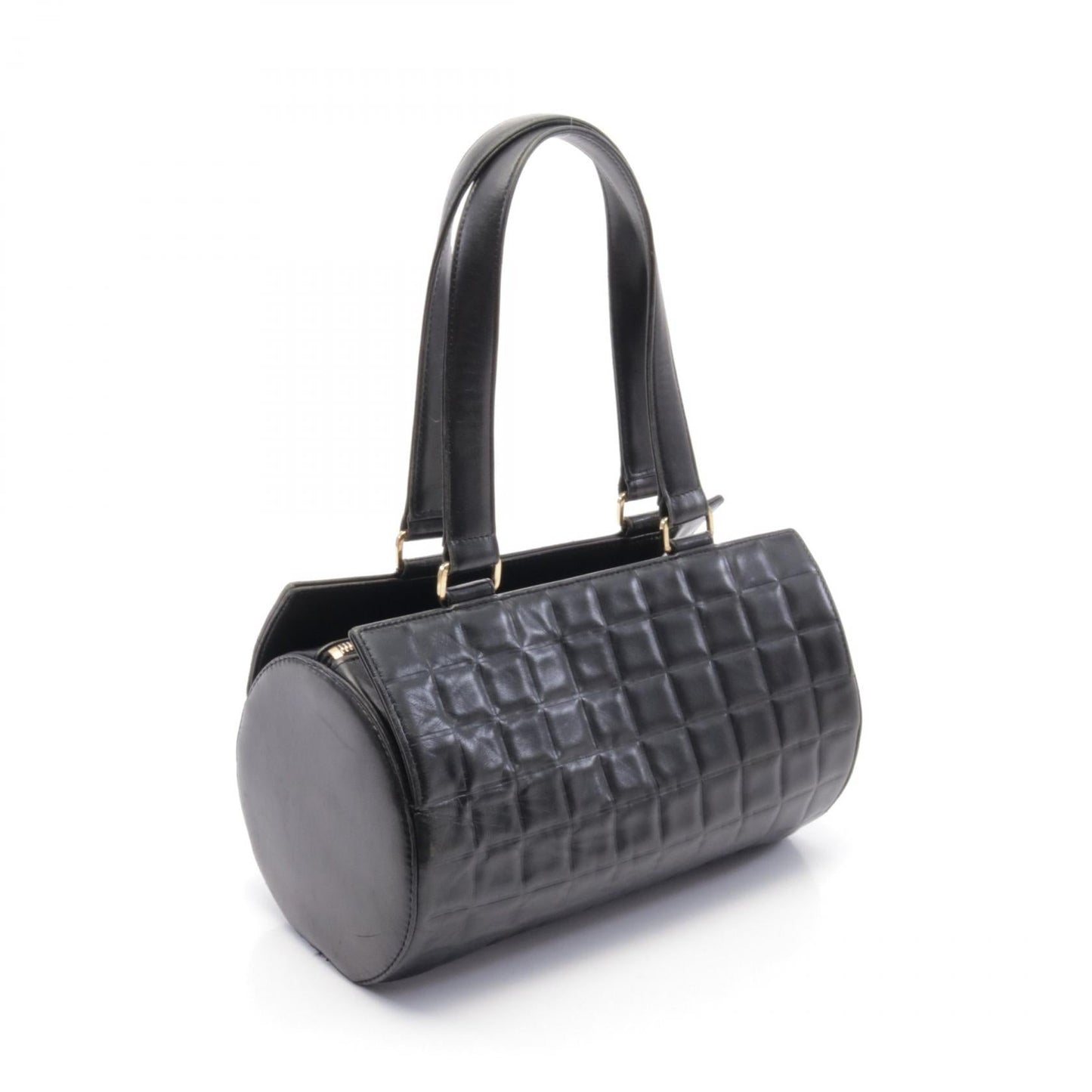 Chanel Lambskin Chocobar Handbag Black