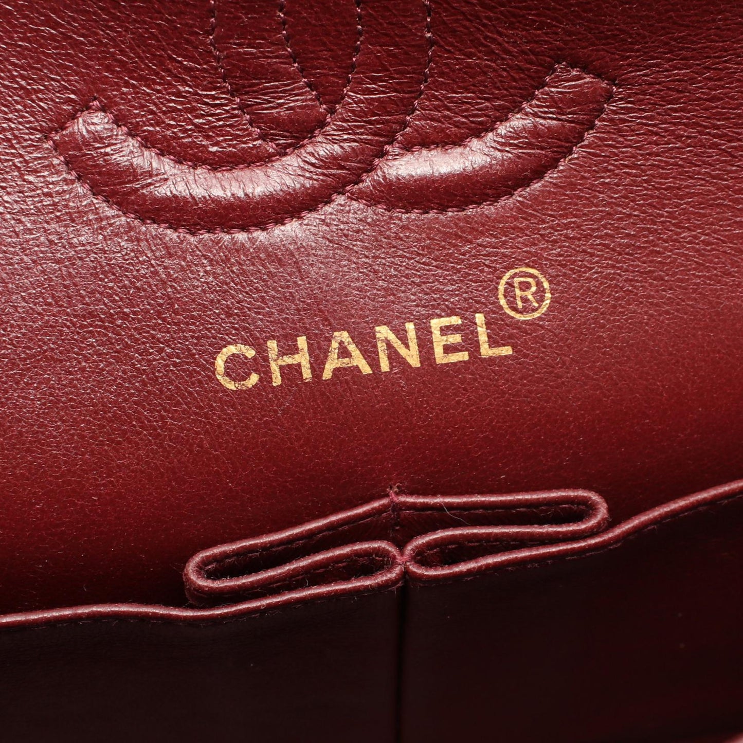 Chanel Lambskin Matelasse W Flap Shoulder Bag