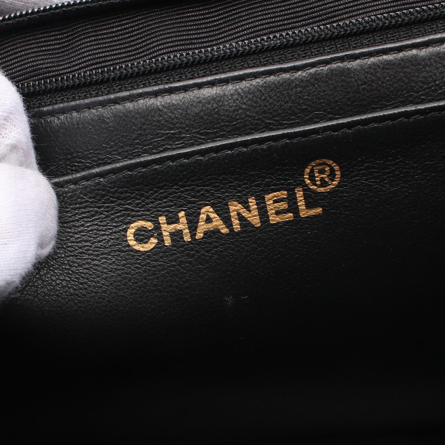 Chanel Matelasse Leather Handbag Black A12397